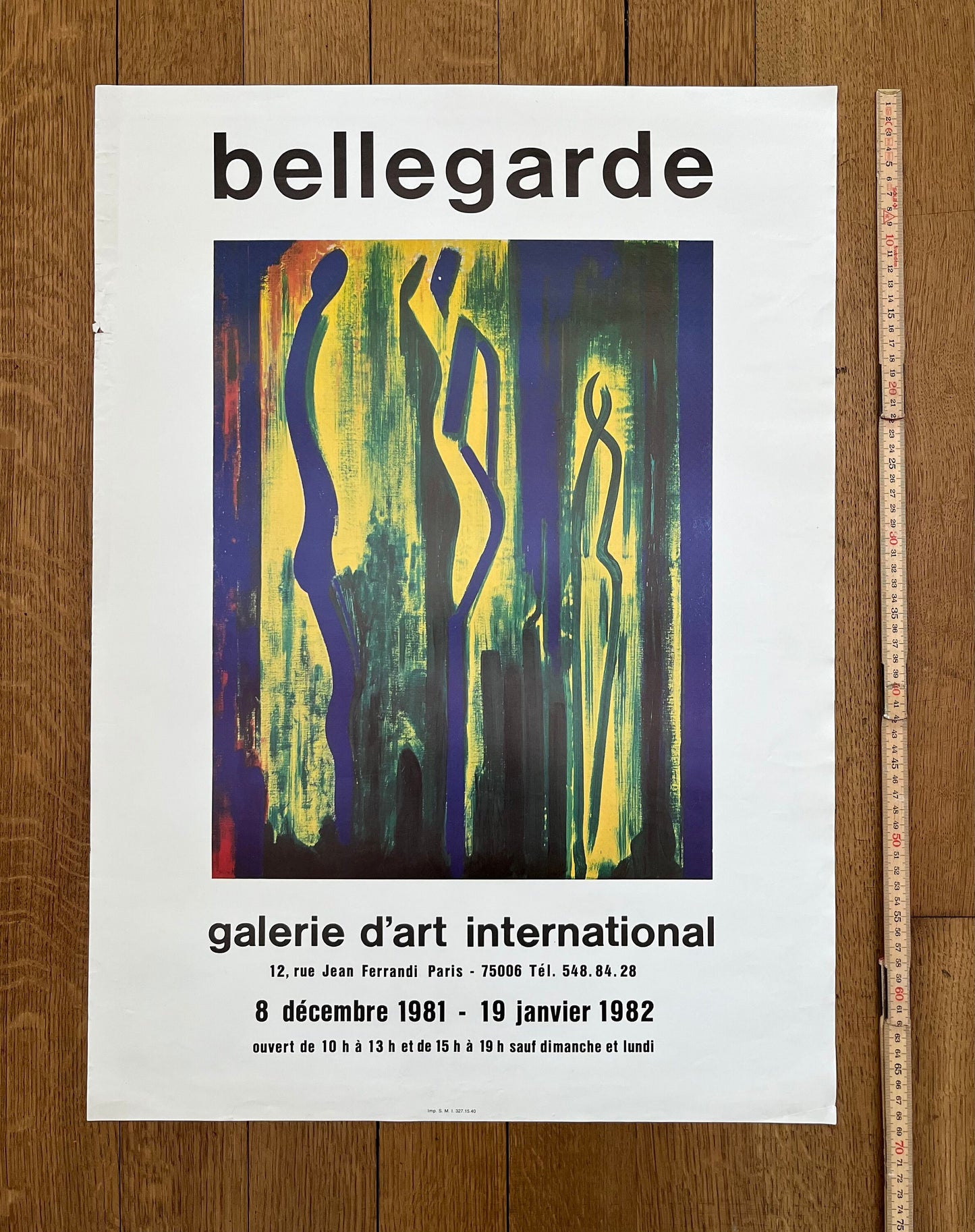 Claude Bellegarde original art poster - 19.7"×27.6" (50×70cm)