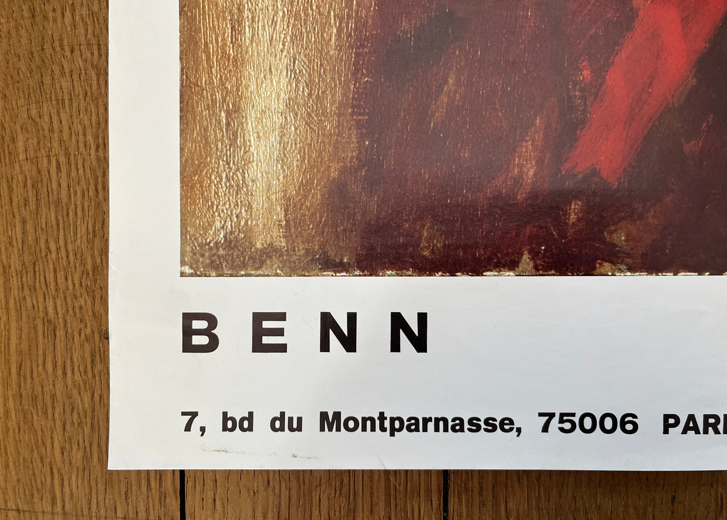 Bencjon "Benn" Rabinowicz original art poster - 19.7"×25.2" (50×64cm)