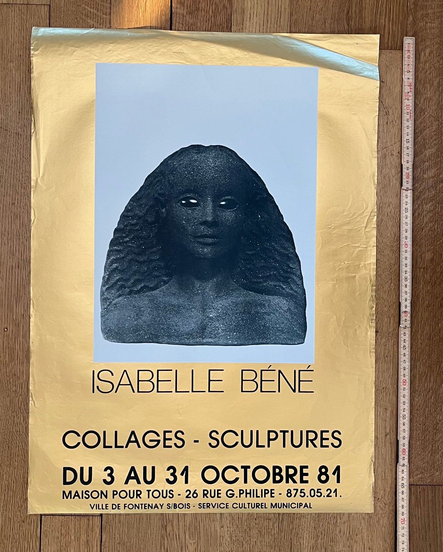 Isabelle Béné art exhibition poster - 19.7"×27.6" (50×70cm)