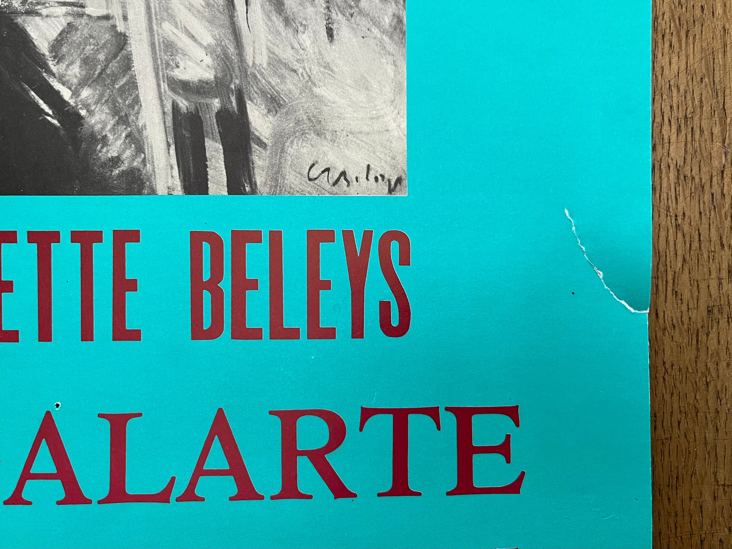 Colette Beleys art exhibition poster - 16.5"×23.6" (42×60cm)
