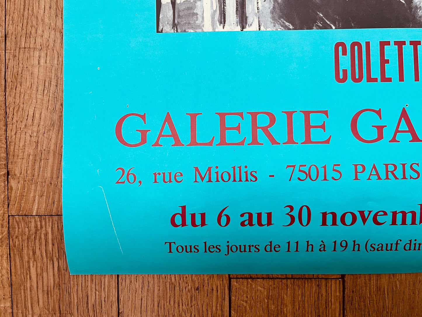 Colette Beleys art exhibition poster - 16.5"×23.6" (42×60cm)