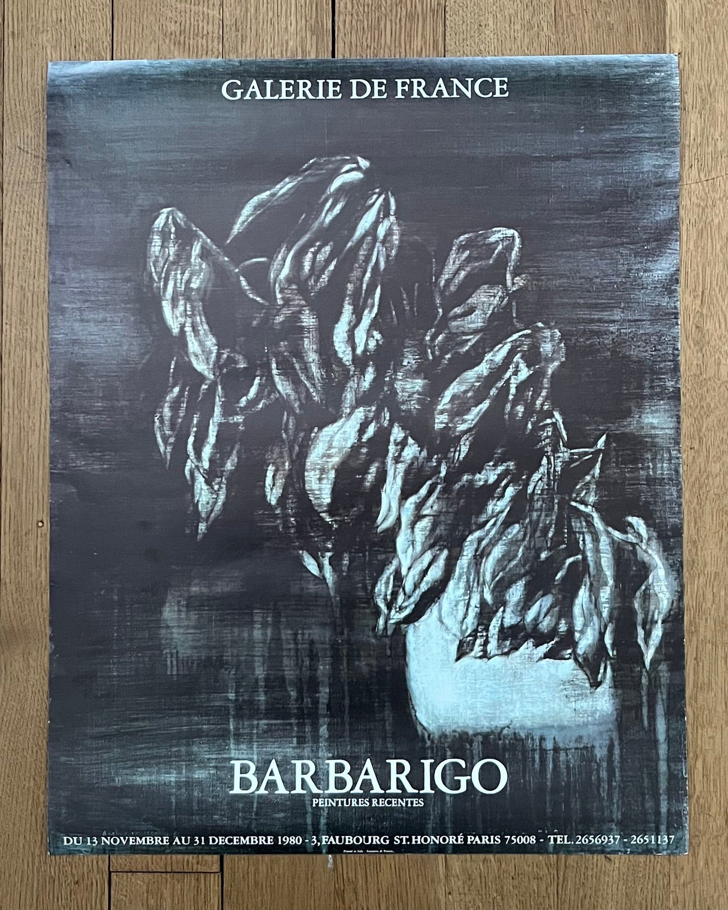 Barbaringo art exhibition poster - 19.2"×24.2" (48.8×61.5cm)