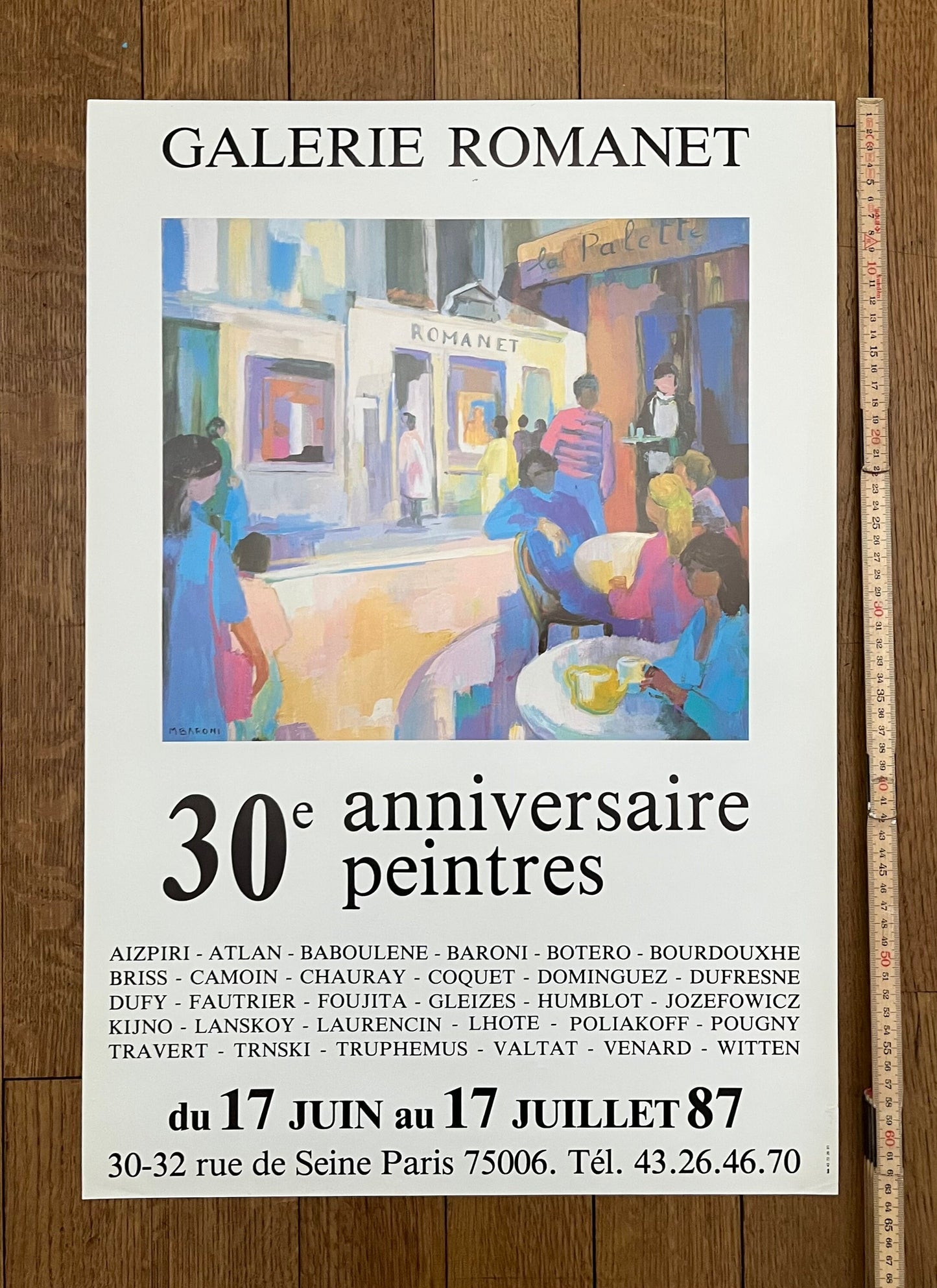 Baroni original art poster - 16.5"×24.2" (42×61.5cm)