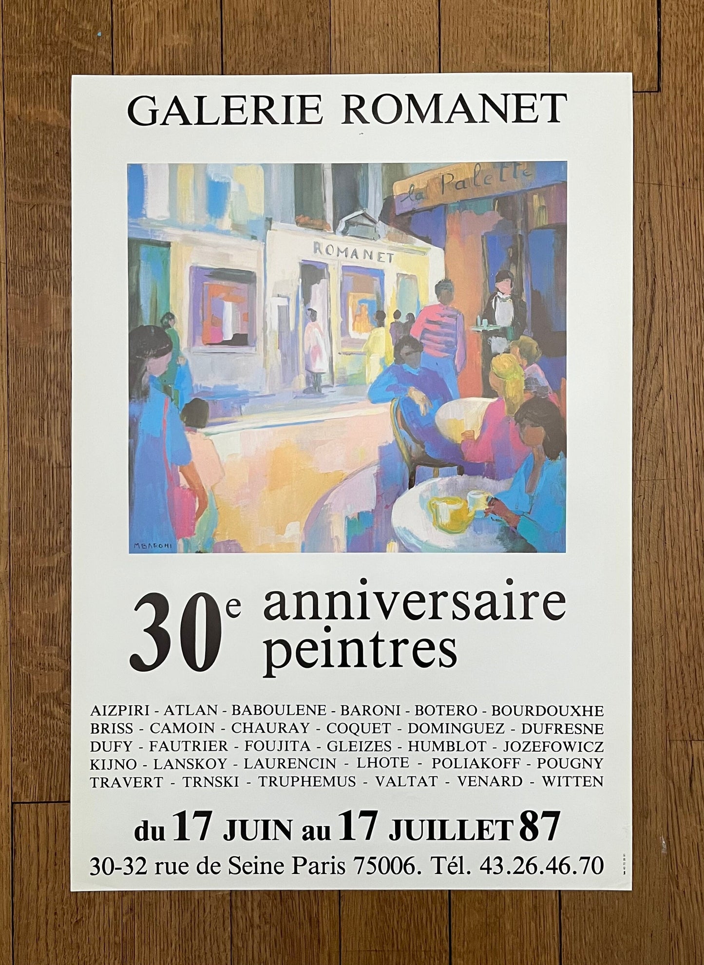 Baroni original art poster - 16.5"×24.2" (42×61.5cm)