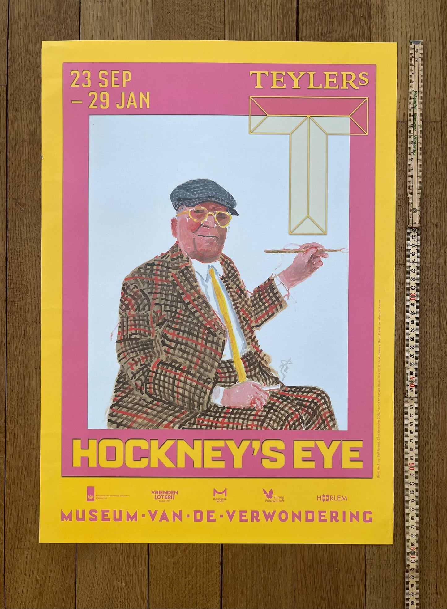 David Hockney original art poster - 16.5"×23.4" (42×59.4cm)