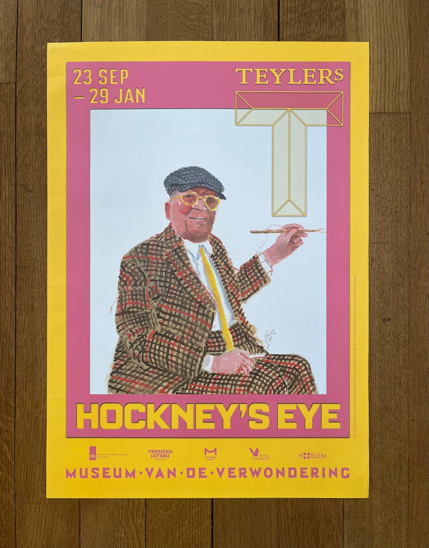 David Hockney original art poster - 16.5"×23.4" (42×59.4cm)