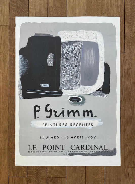 Pierre Grimm original art poster - 18.3"×26.1" (46.5×66.3cm)