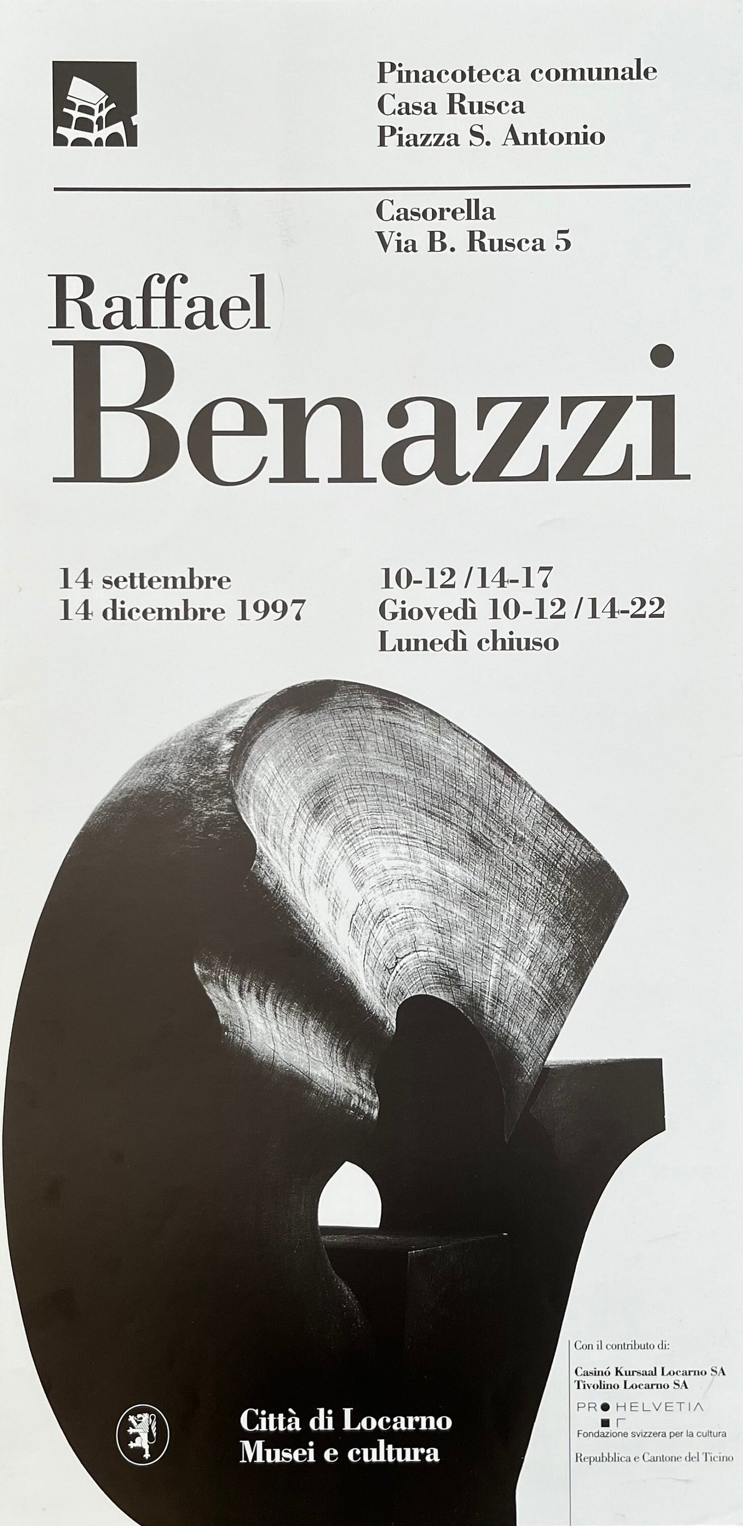 Raffael Benazzi original art poster - 11.7"×23.6" (29.7×60cm)