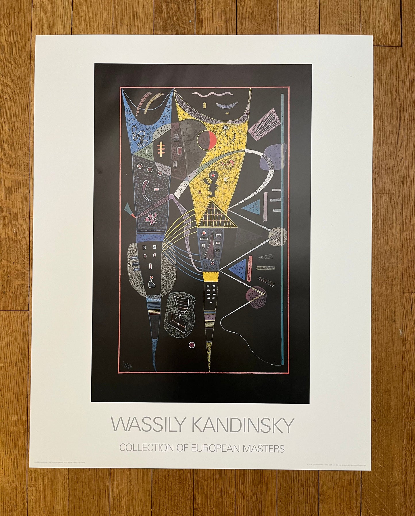 Wassily Kandinsky art exhibition poster - 27.6"×35.2" (70×89.4cm)