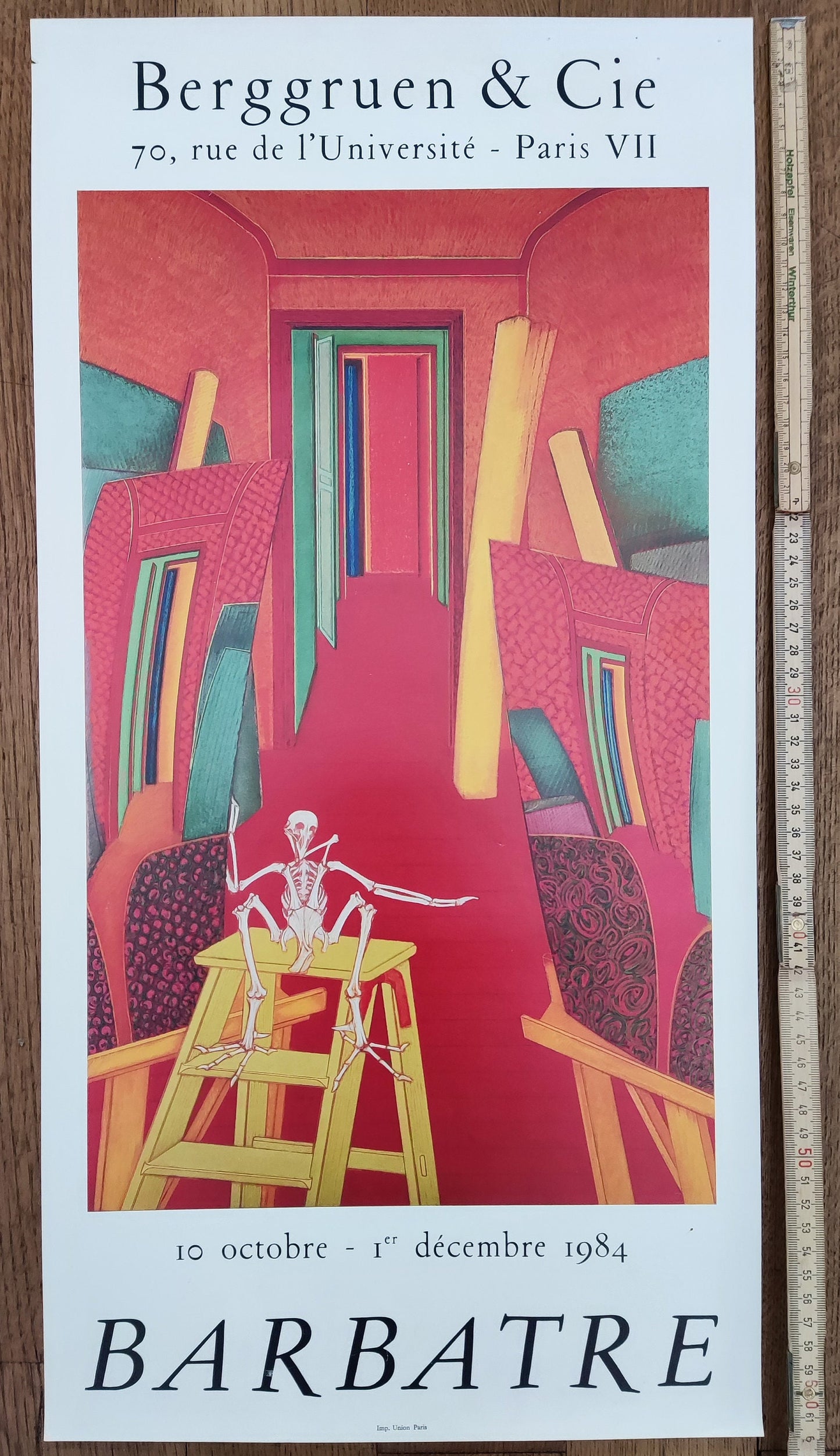 Barbâtre art poster - 12.6"×24.8" (32×63cm)