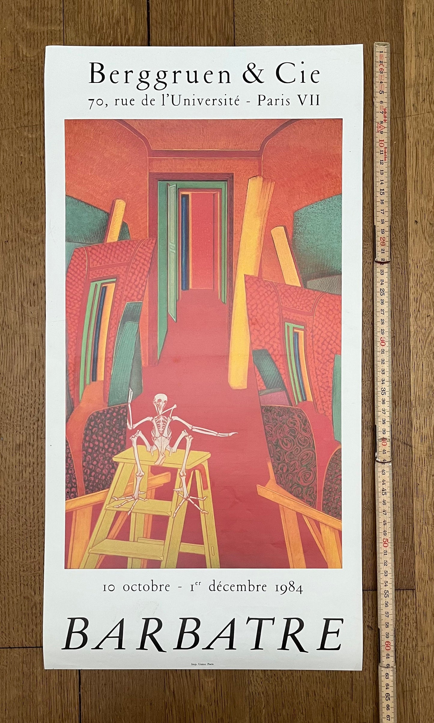 Barbâtre art poster - 12.6"×24.8" (32×63cm)