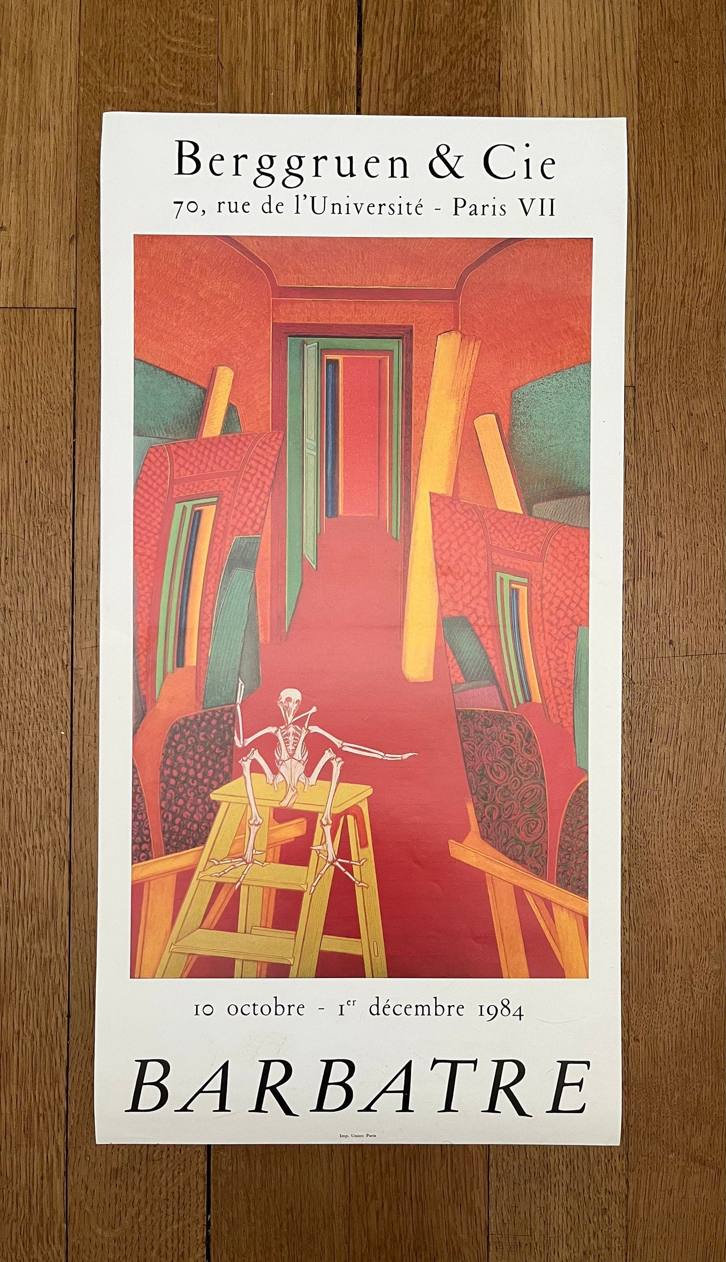 Barbâtre art poster - 12.6"×24.8" (32×63cm)