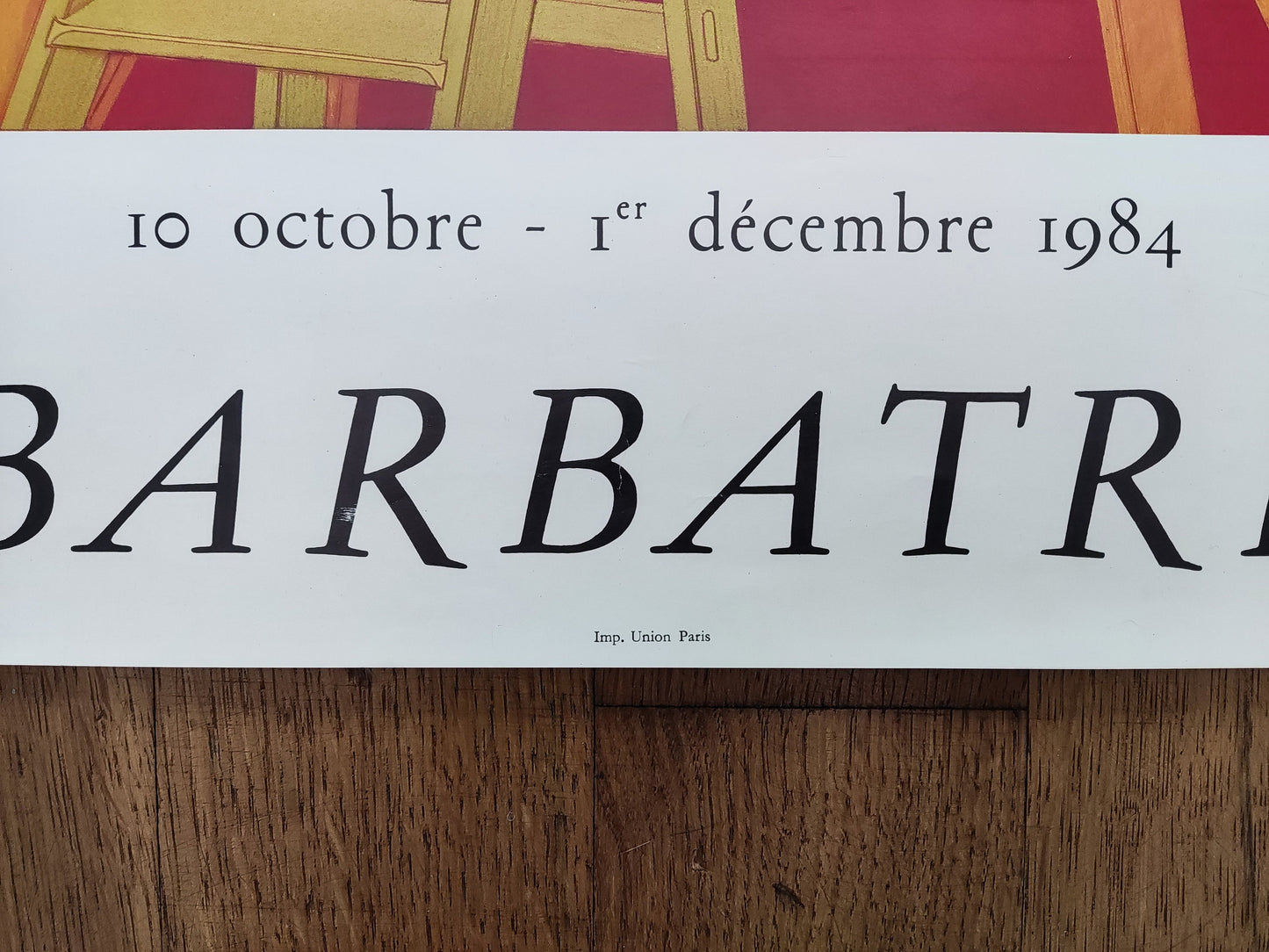 Barbâtre art poster - 12.6"×24.8" (32×63cm)