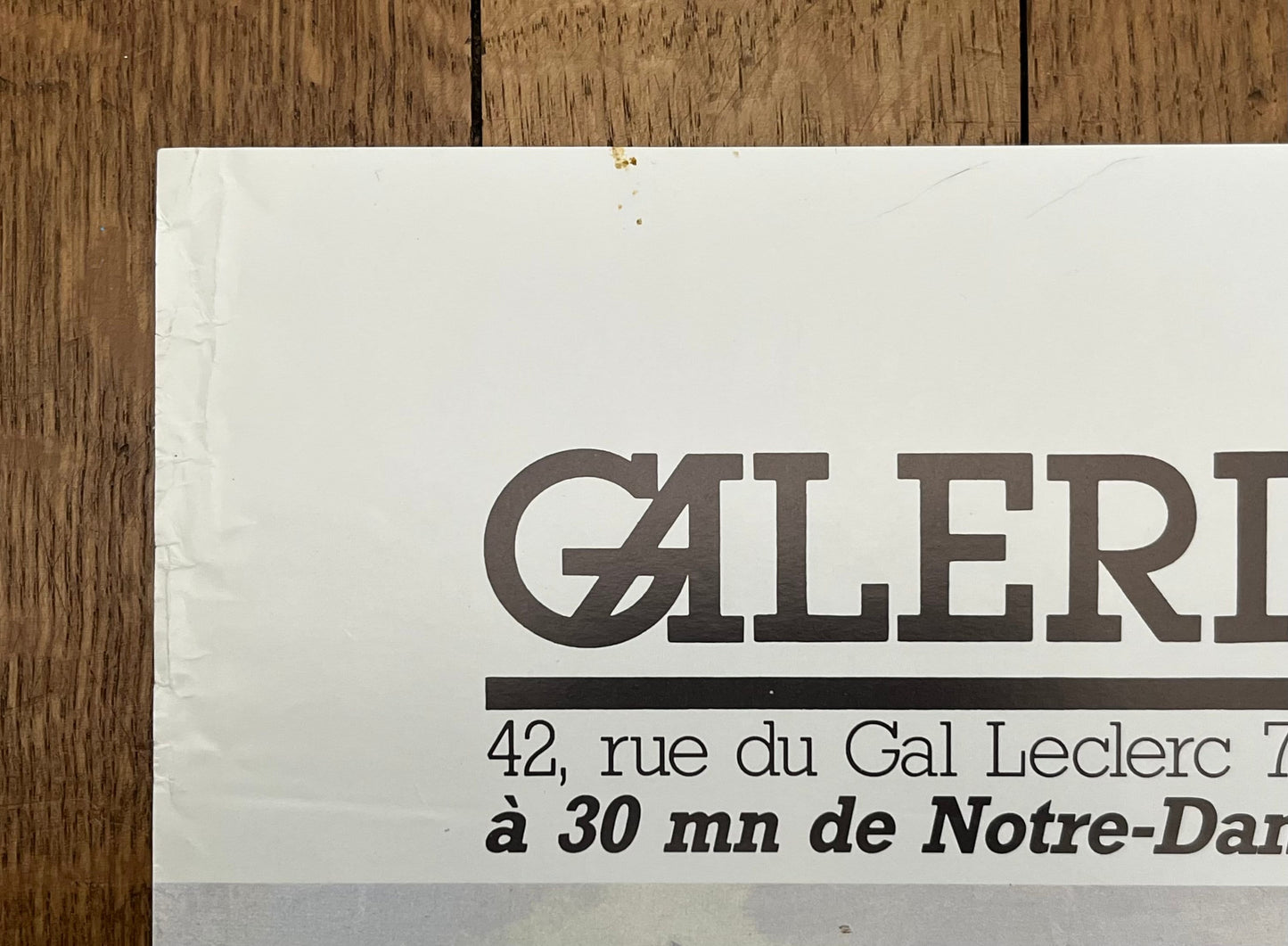 Gerard Barthelemy original art poster - 19.3"×27.2" (49×69cm)