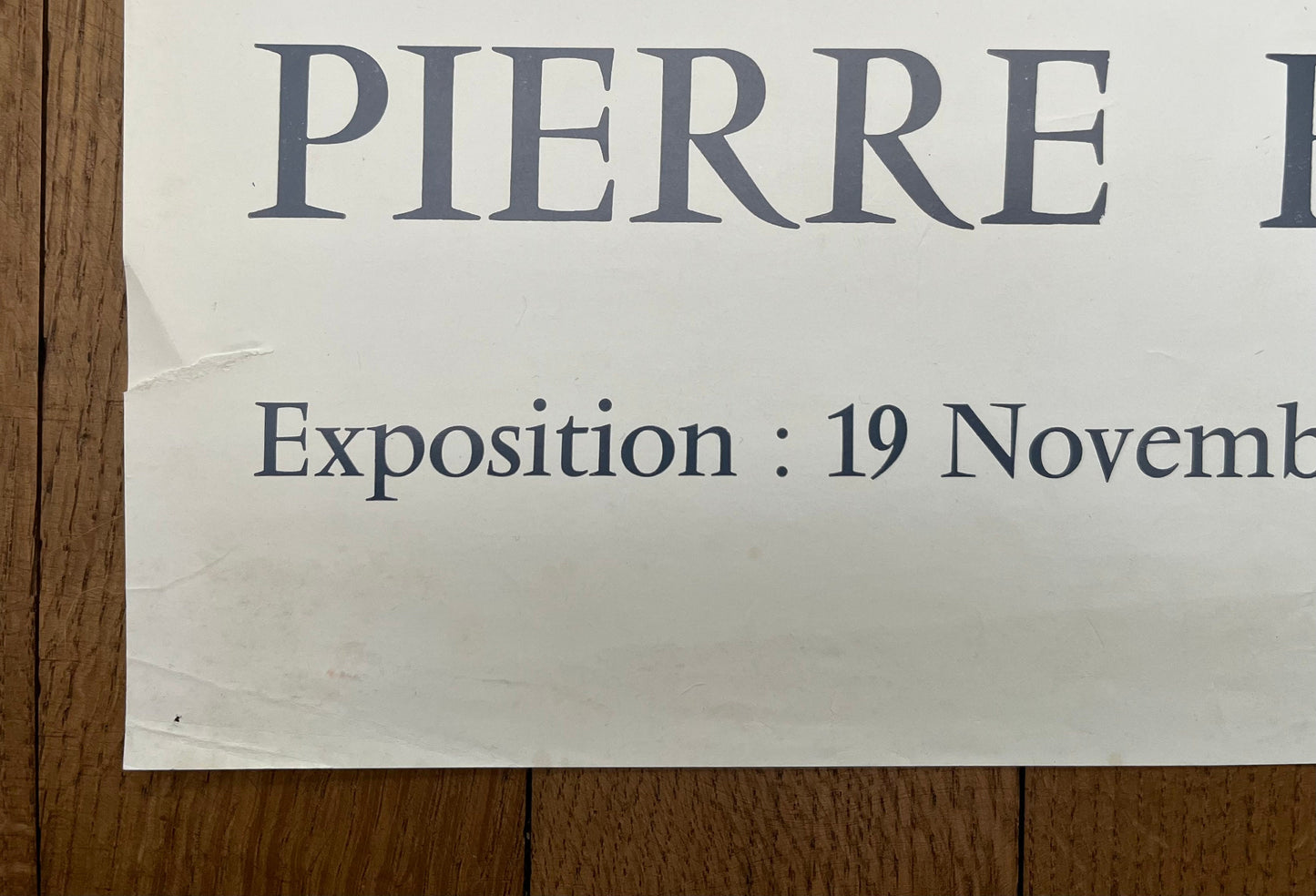 Pierre Bassard original art poster - 15.9"×21.7" (40.5×55cm)