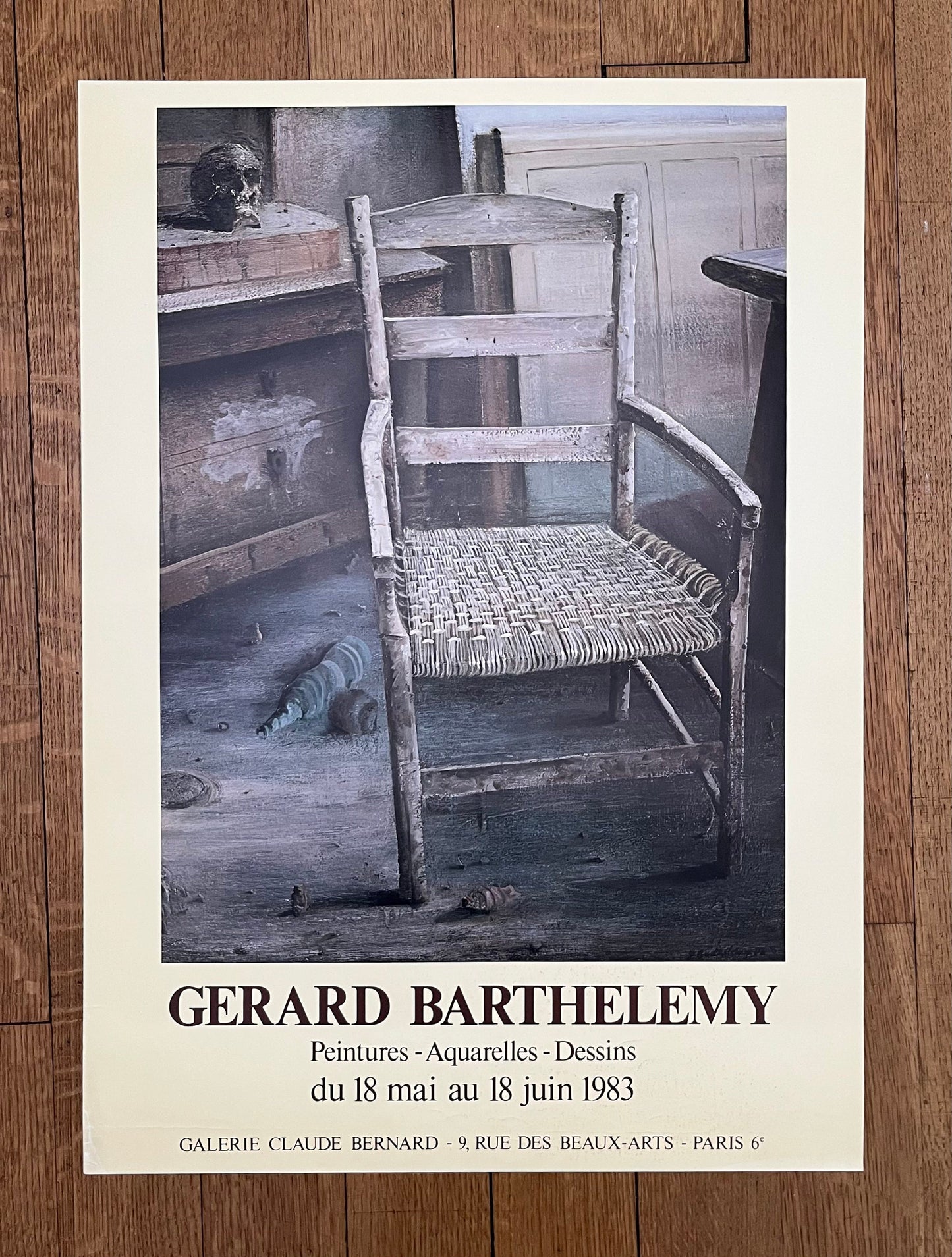 Gerard Barthelemy original art poster - 18.3"×25.4" (46.5×64.5cm)