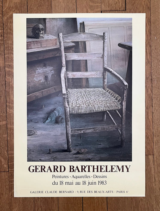 Gerard Barthelemy original art poster - 18.3"×25.4" (46.5×64.5cm)