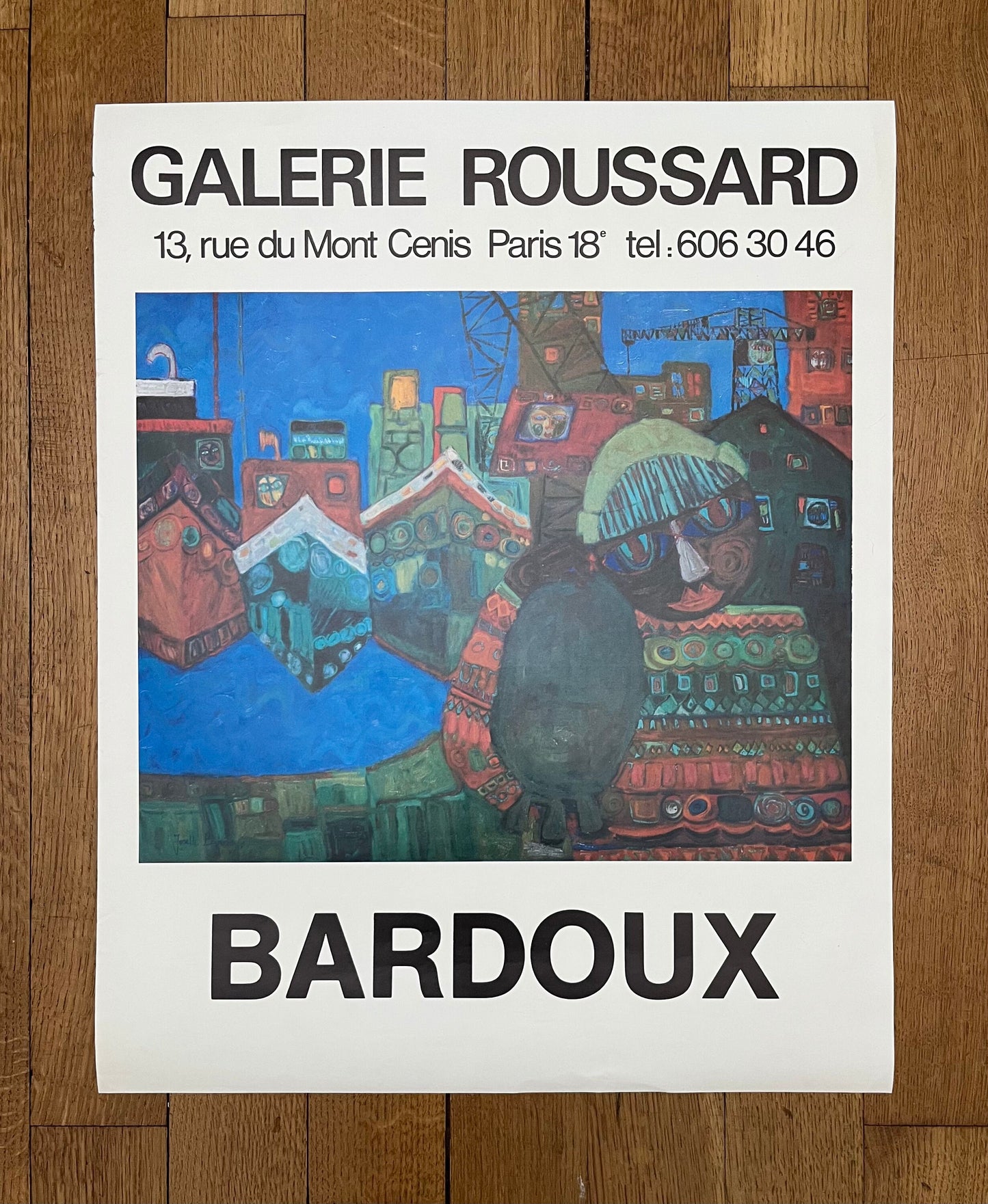 Bardoux original art poster - 19.3"×24.0" (49×61cm)