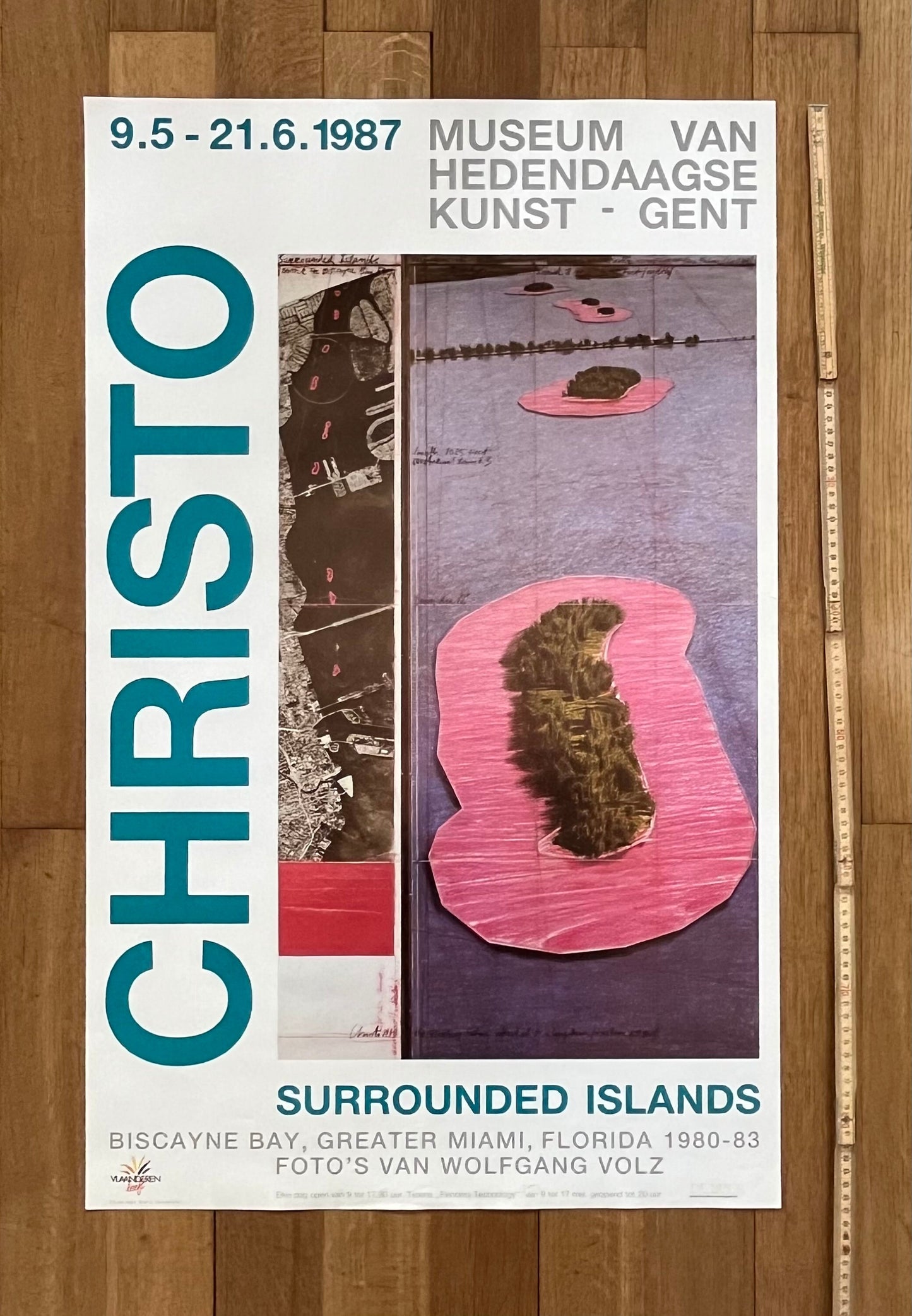 Christo original art poster - 21.7"×34.4" (55×87.5cm)