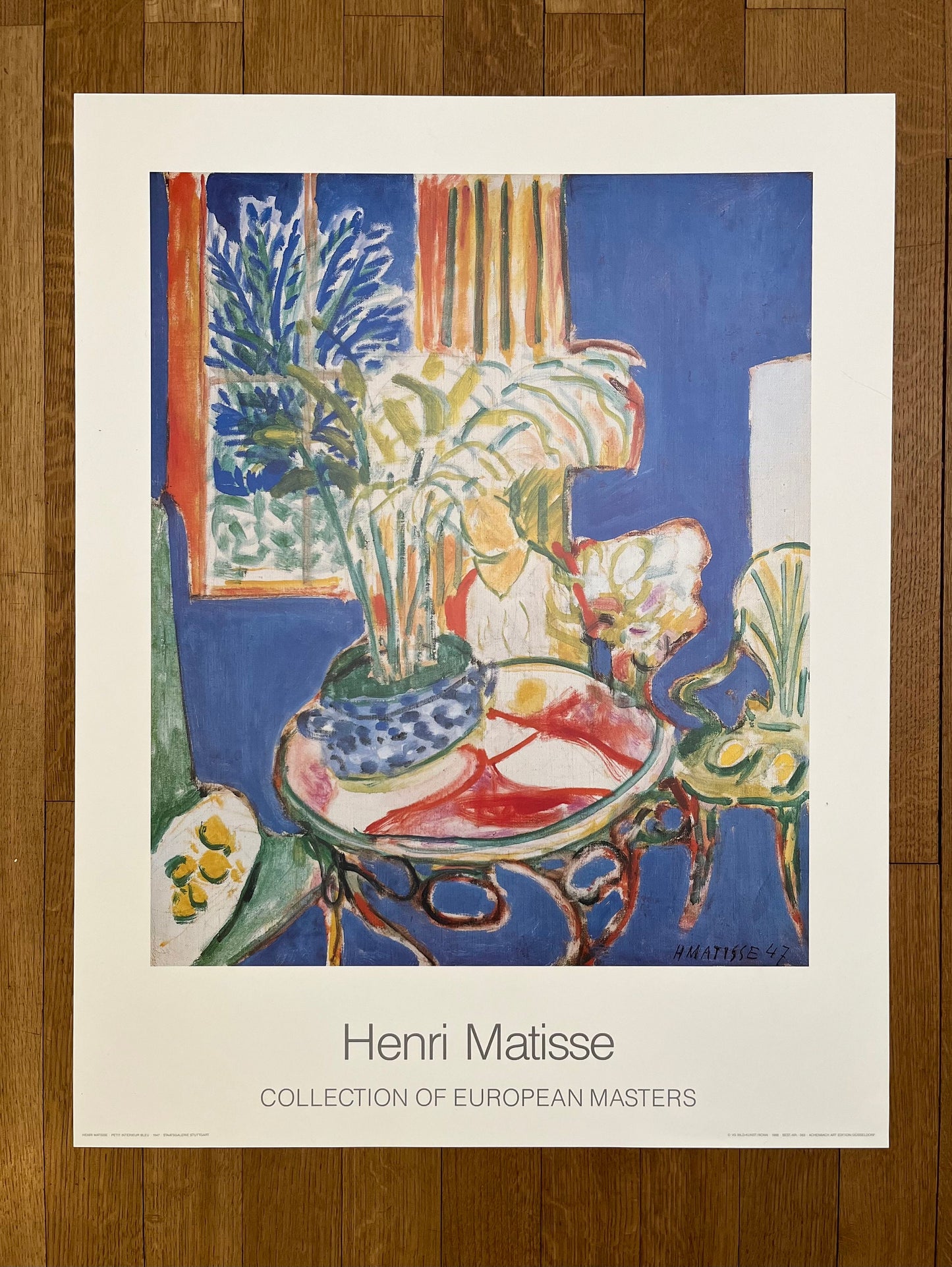 Henri Matisse original art print - 27.6"×35.4" (70×90cm)