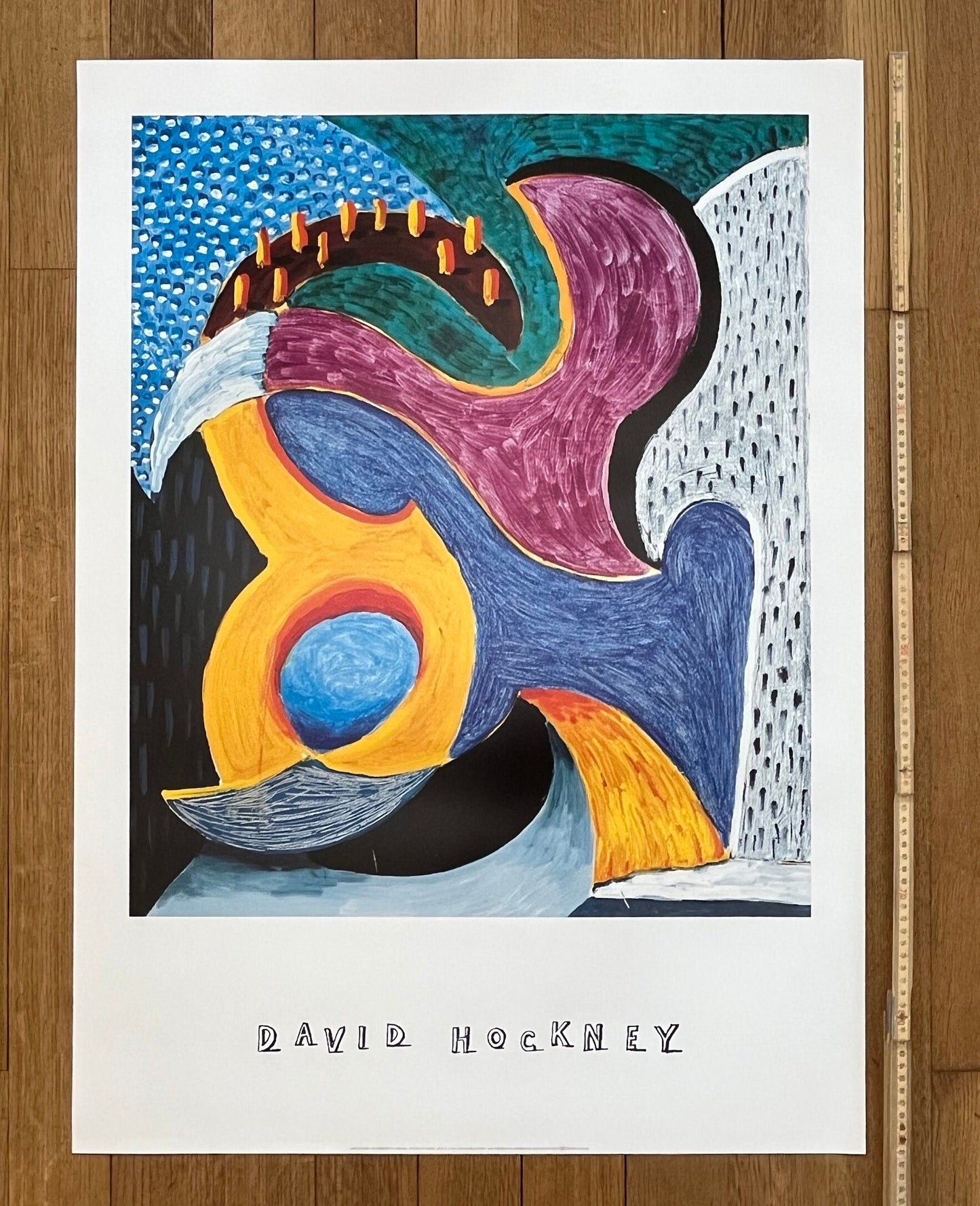 David Hockney original art poster - 26.0"×36.0" (66×91.5cm)