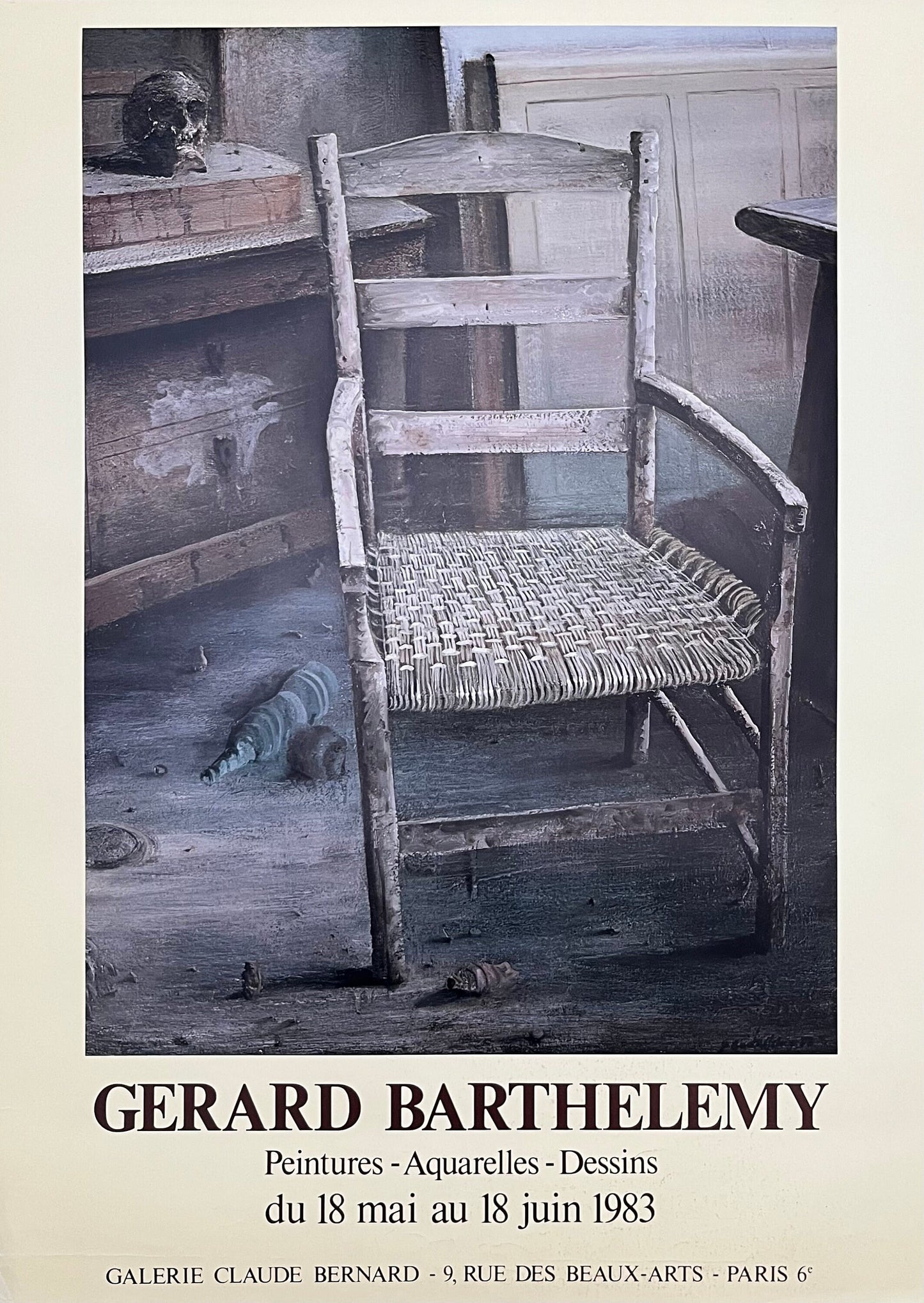 Gerard Barthelemy original art poster - 18.3"×25.4" (46.5×64.5cm)