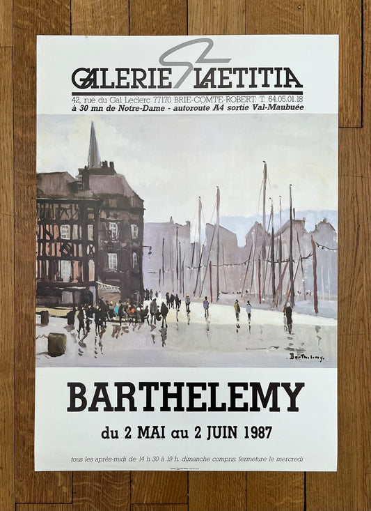Gerard Barthelemy original art poster - 19.3"×27.2" (49×69cm)