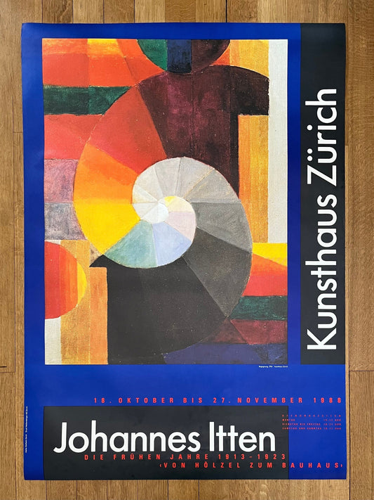 Johannes Itten original art poster - 35.6"×50.4" (90.5×128cm)