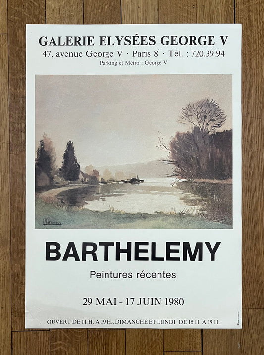 Gerard Barthelemy original art poster - 19.3"×27.2" (49×69cm)