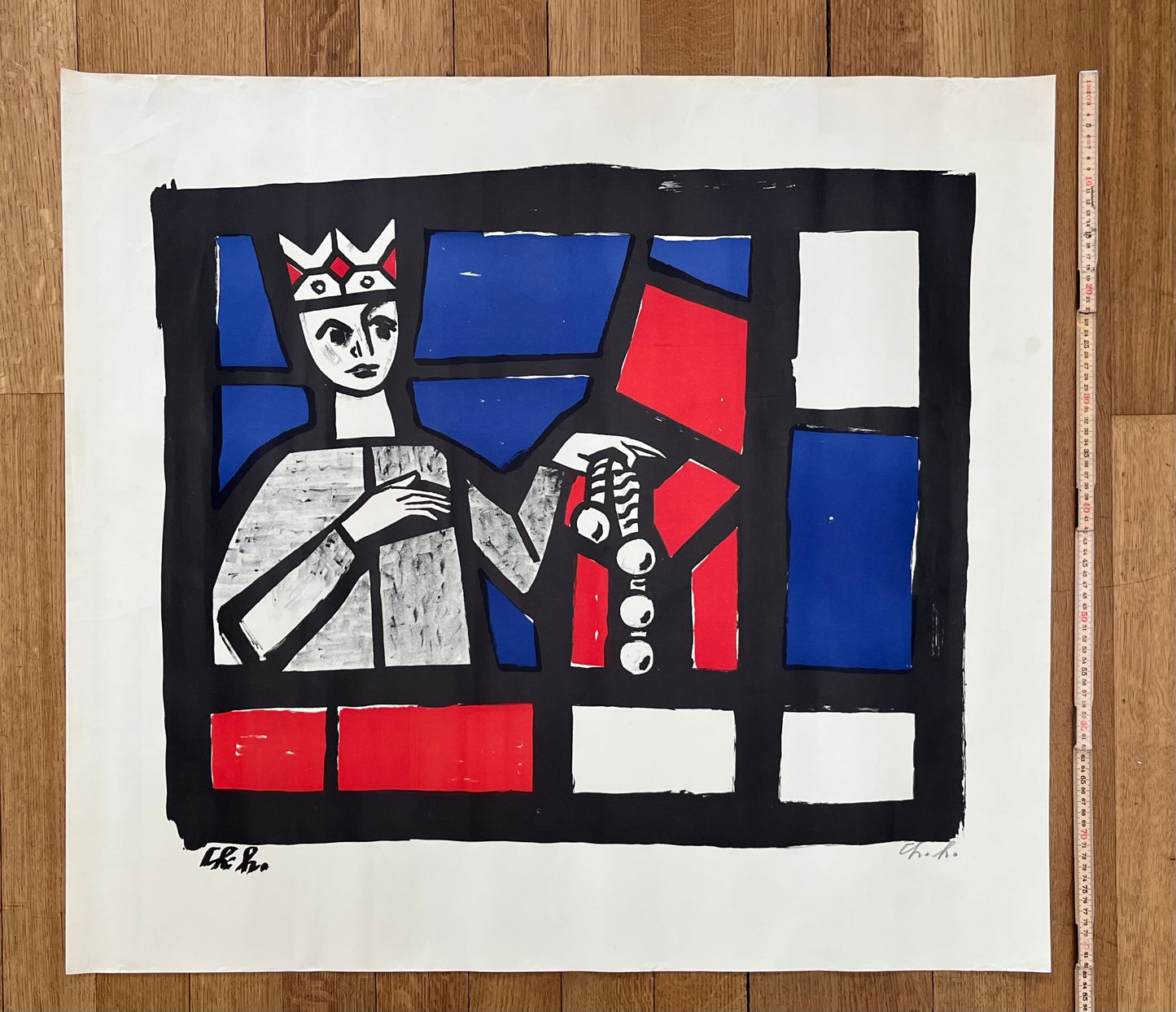 Charles Hindenlang original art print - 32.4"×35.6" (82.2×90.5cm)