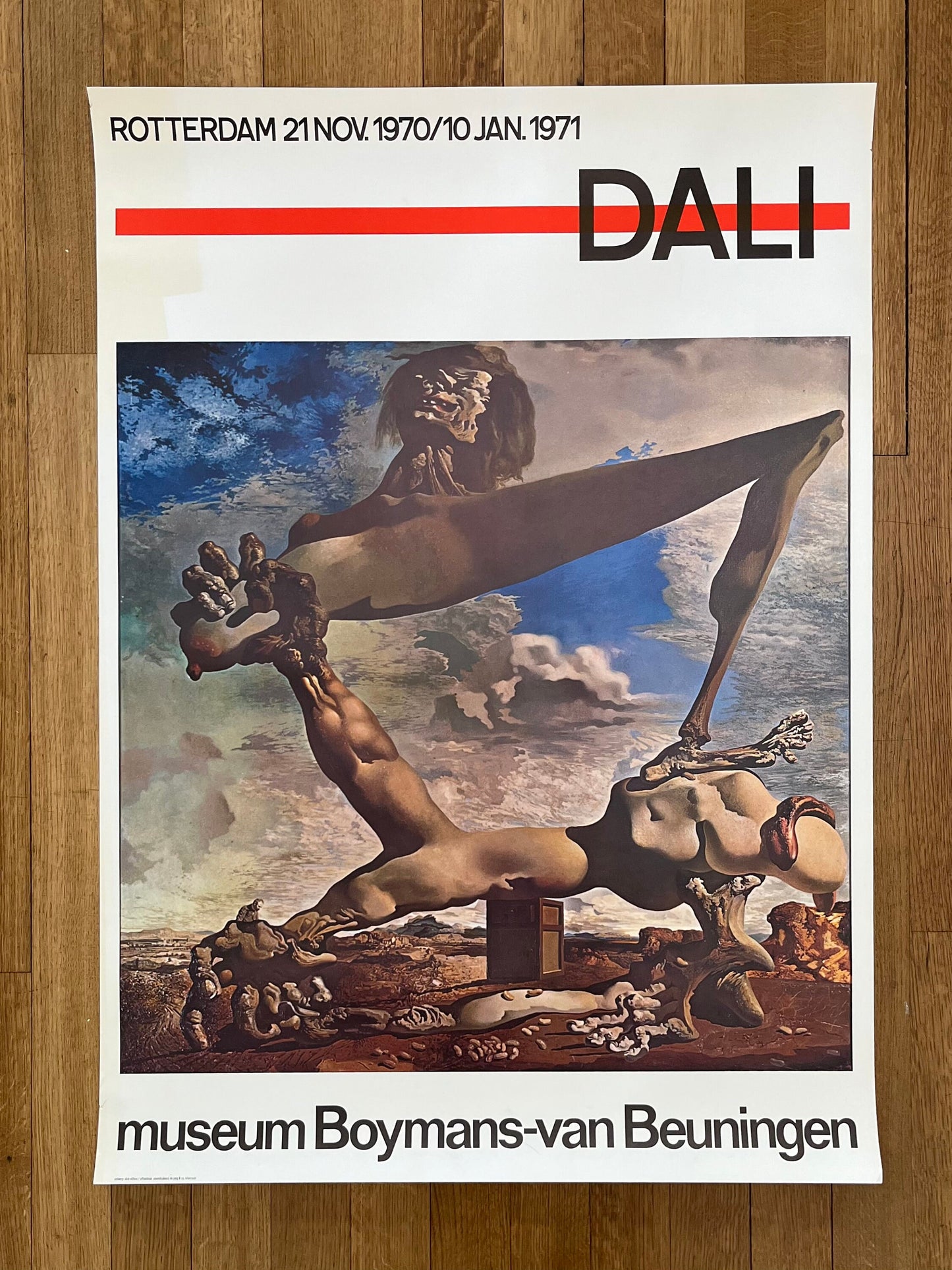 Dali original art poster - 32.7"×45.7" (83×116cm)