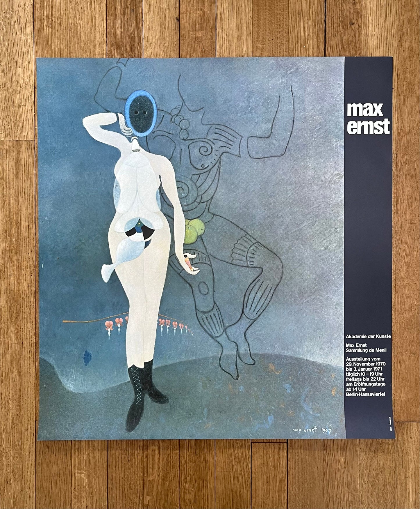 Max Ernst original art poster - 33.1"×35.4" (84×90cm)