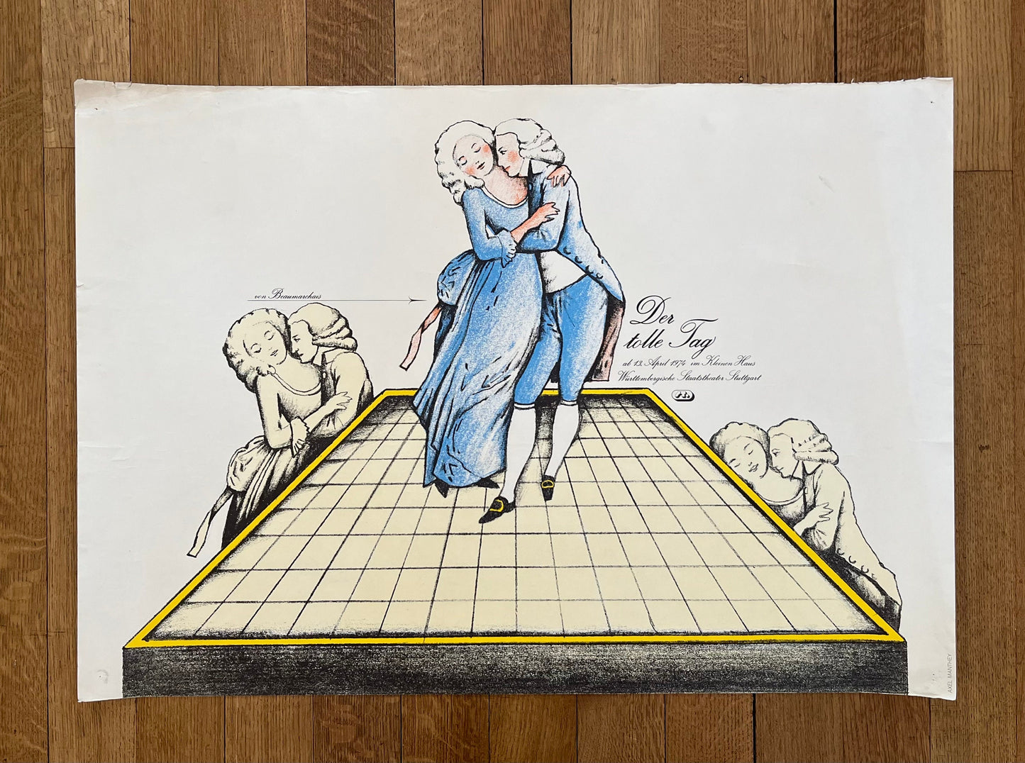 Beaumarchais art poster - 33.1"×23.2" (84×59cm)
