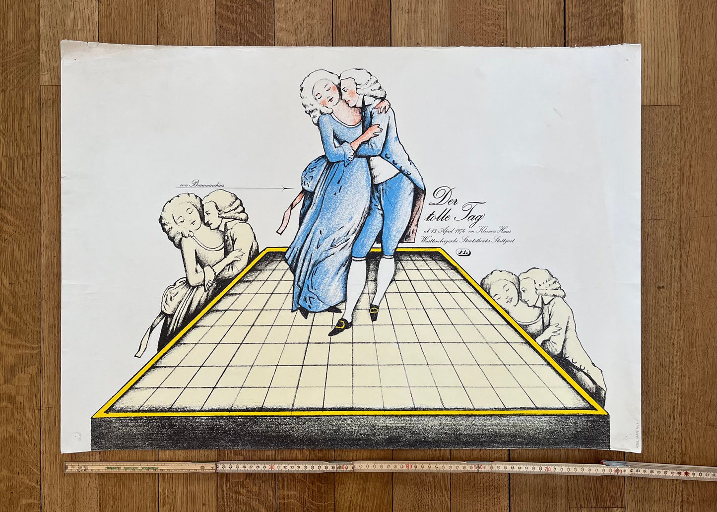 Beaumarchais art poster - 33.1"×23.2" (84×59cm)