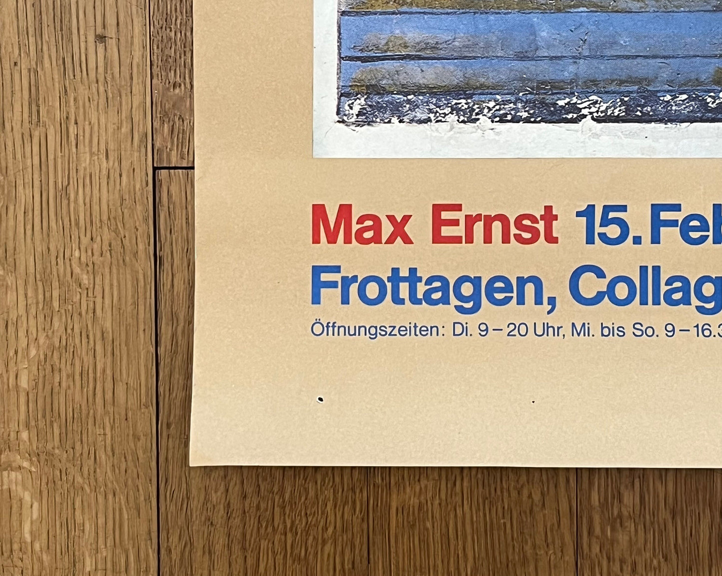 Max Ernst original art poster - 23.6"×33.1" (60×84cm)