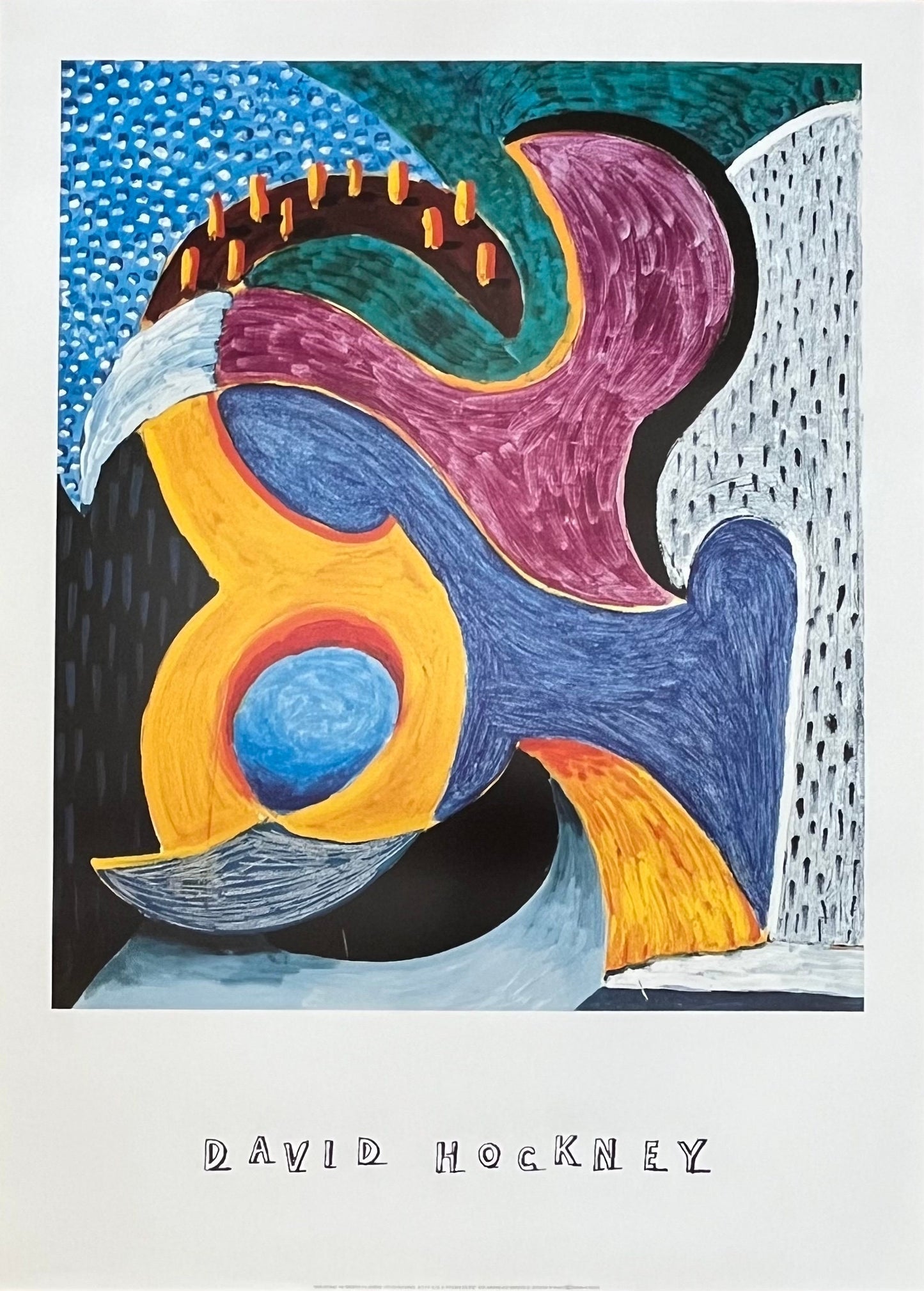 David Hockney original art poster - 26.0"×36.0" (66×91.5cm)