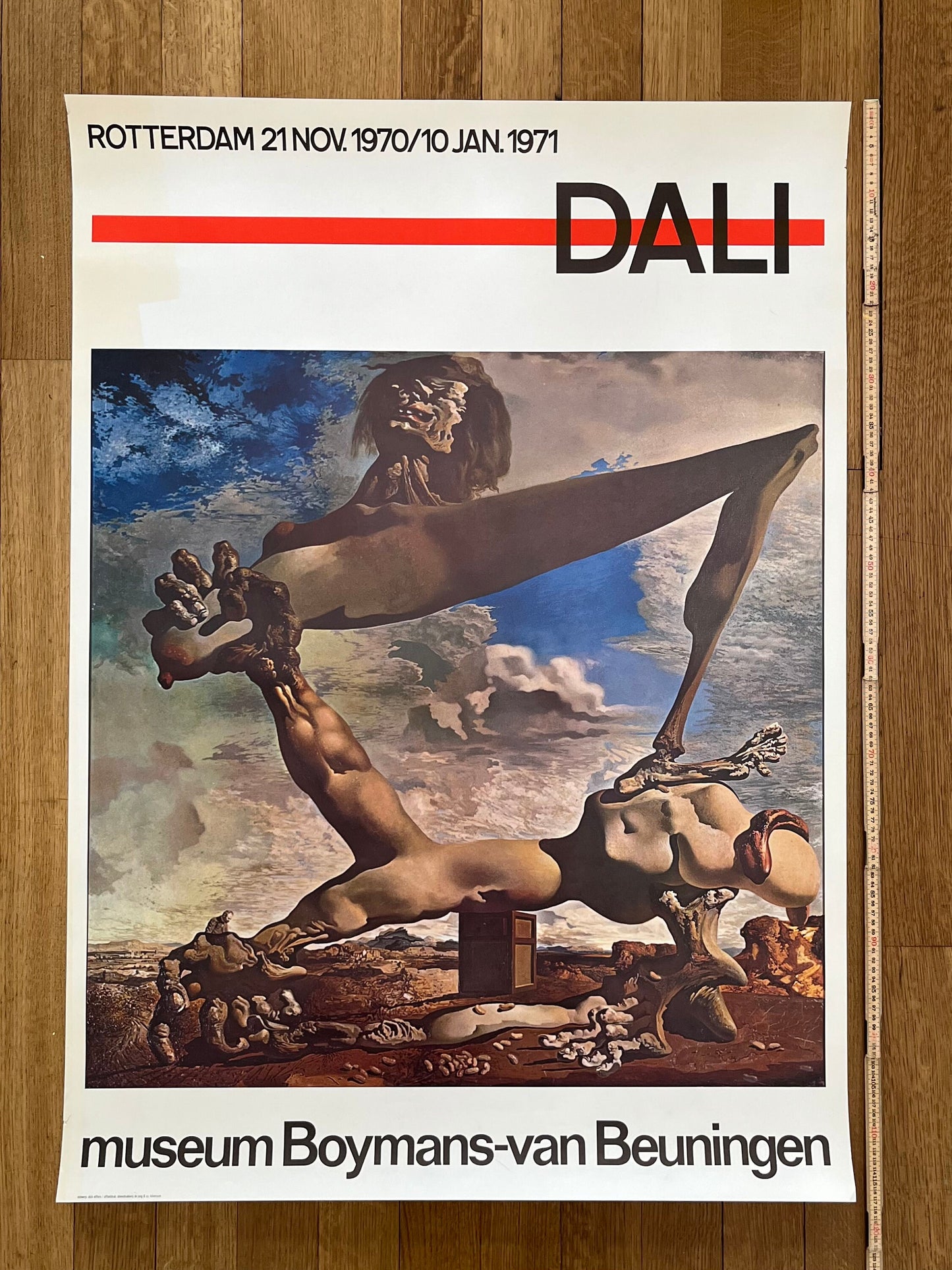 Dali original art poster - 32.7"×45.7" (83×116cm)