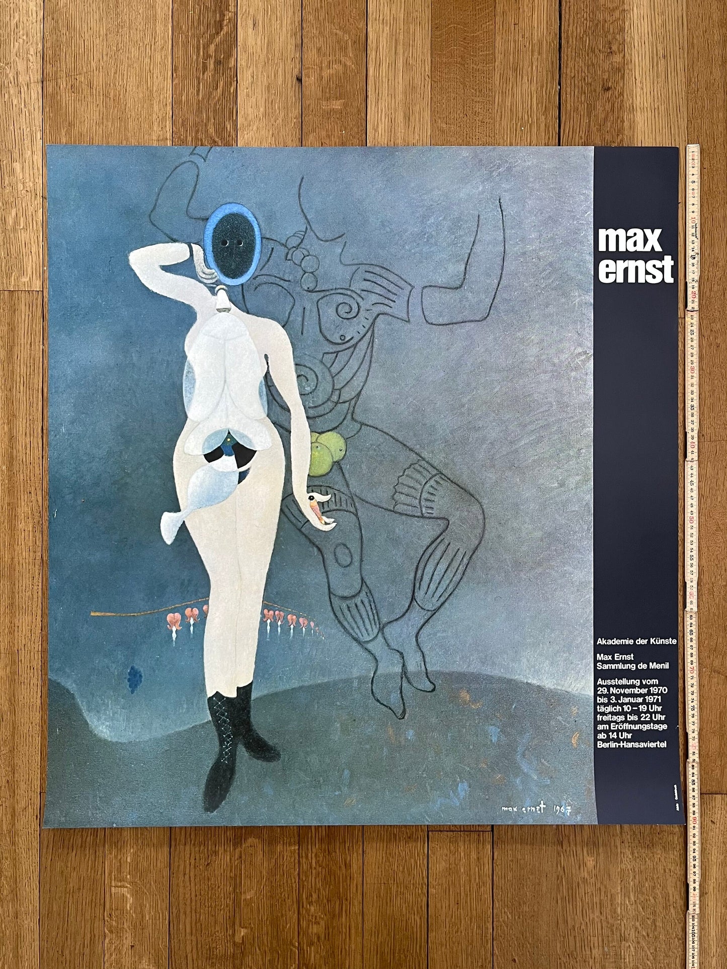 Max Ernst original art poster - 33.1"×35.4" (84×90cm)