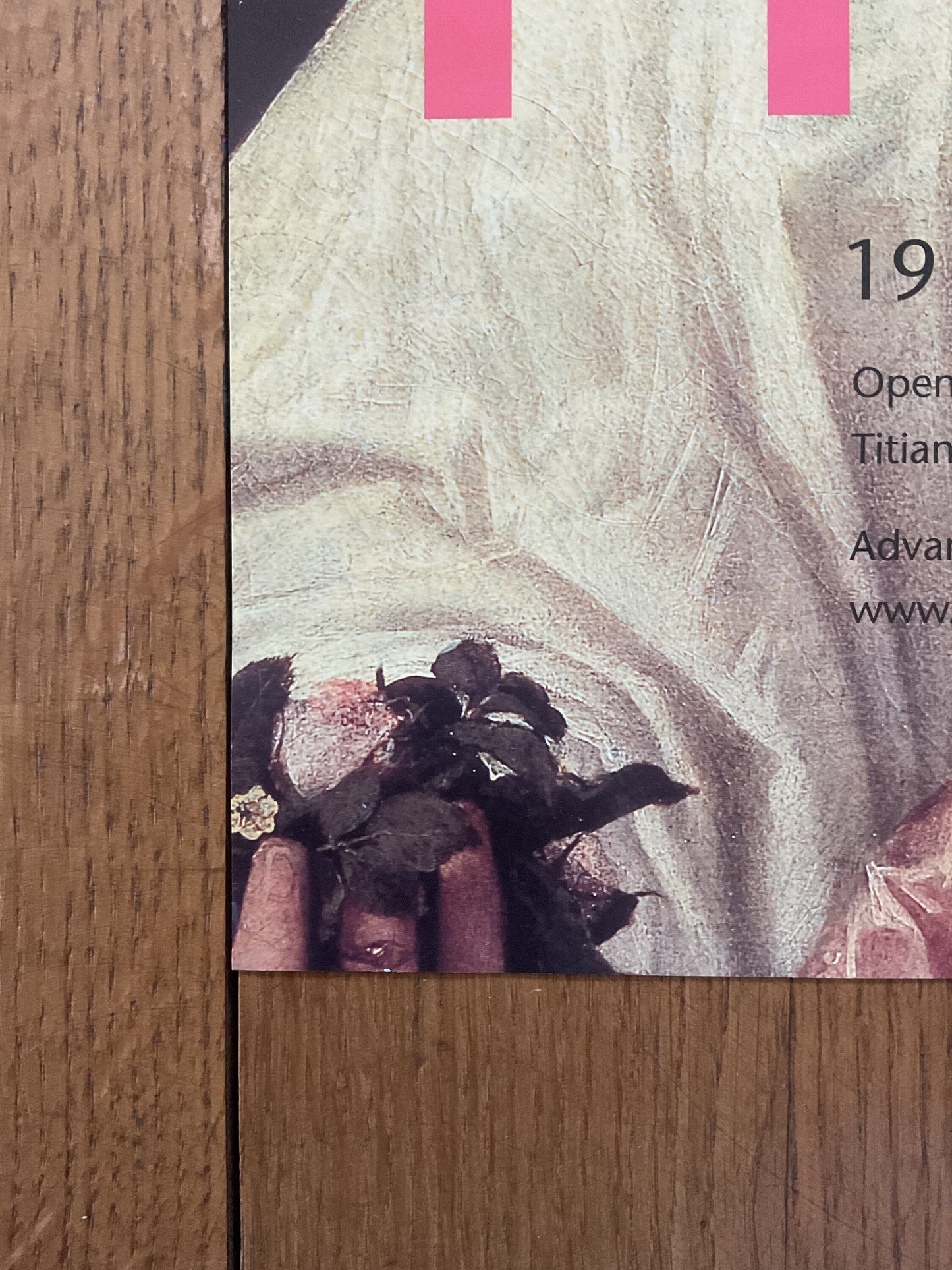 Titian art exhibition poster - 12.6"×20.1" (32×51cm)