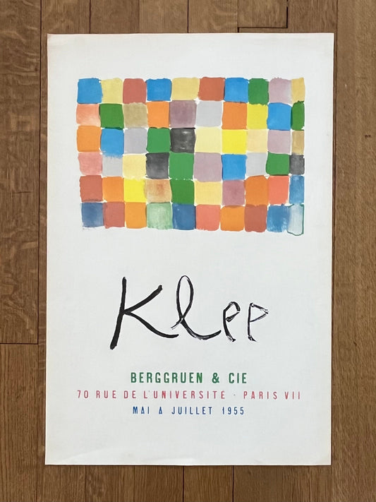 Paul Klee original art poster - 19.7"×29.3" (50×74.5cm)