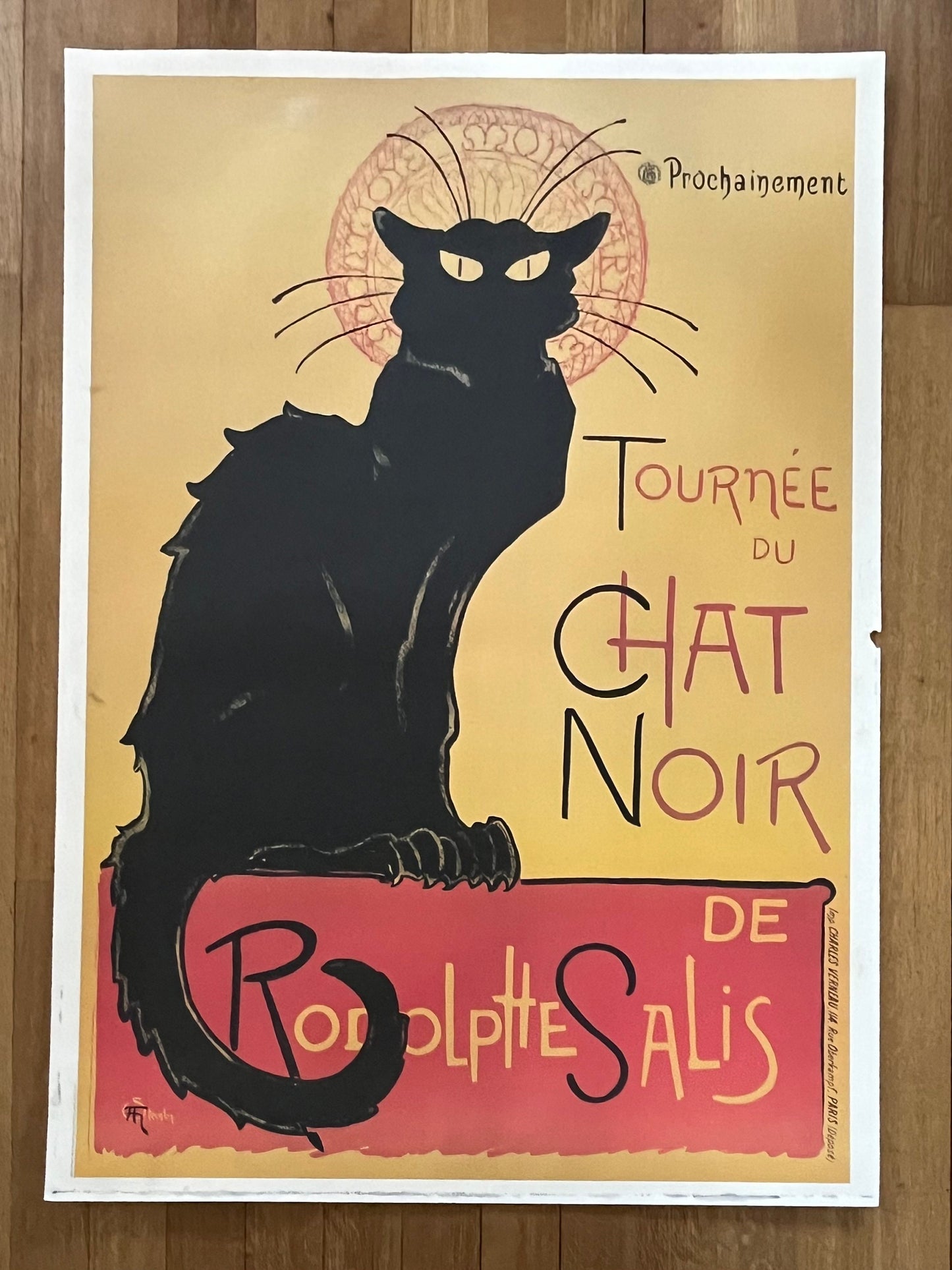 Chat Noir Salis Art Poster - 35.6"×49.2" (90.5×125cm)