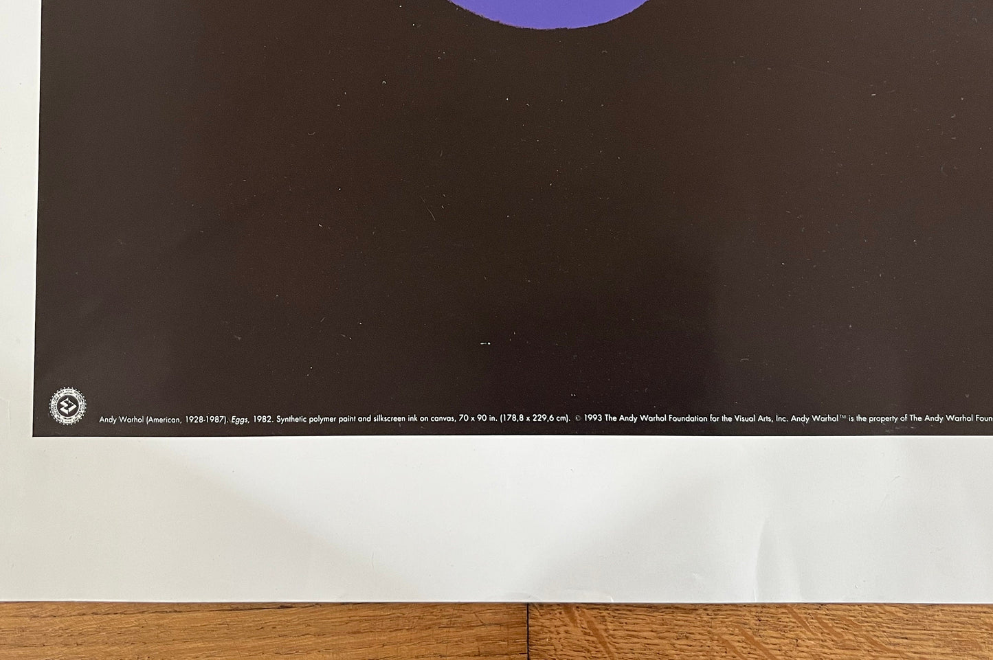 Andy Warhol Art Poster used - 35.6"×50.4" (90.5×128cm)