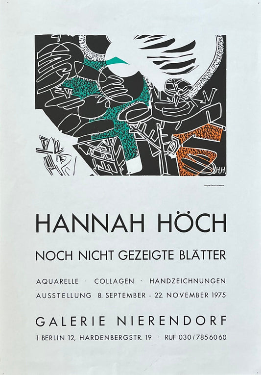Hannah Höch original art poster - 19.3"×27.6" (49×70cm)