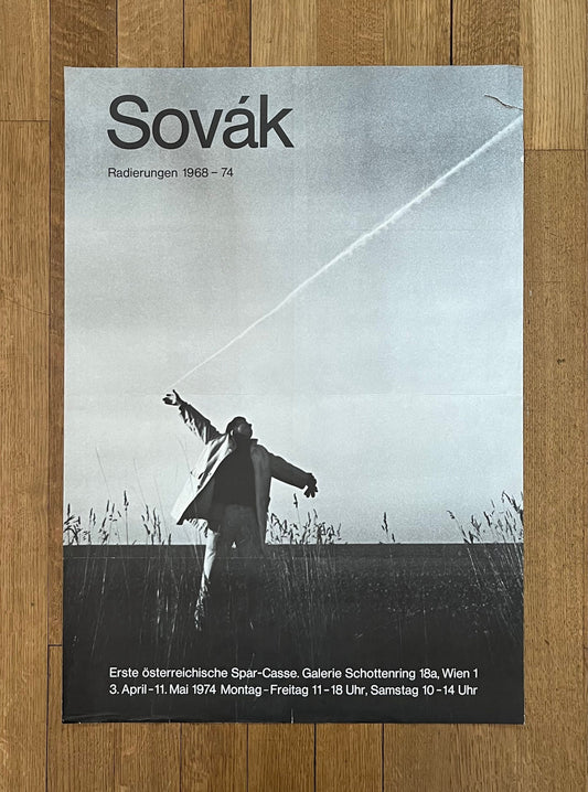 Pravoslav Sovák original art poster - 23.0"×33.1" (58.5×84cm)