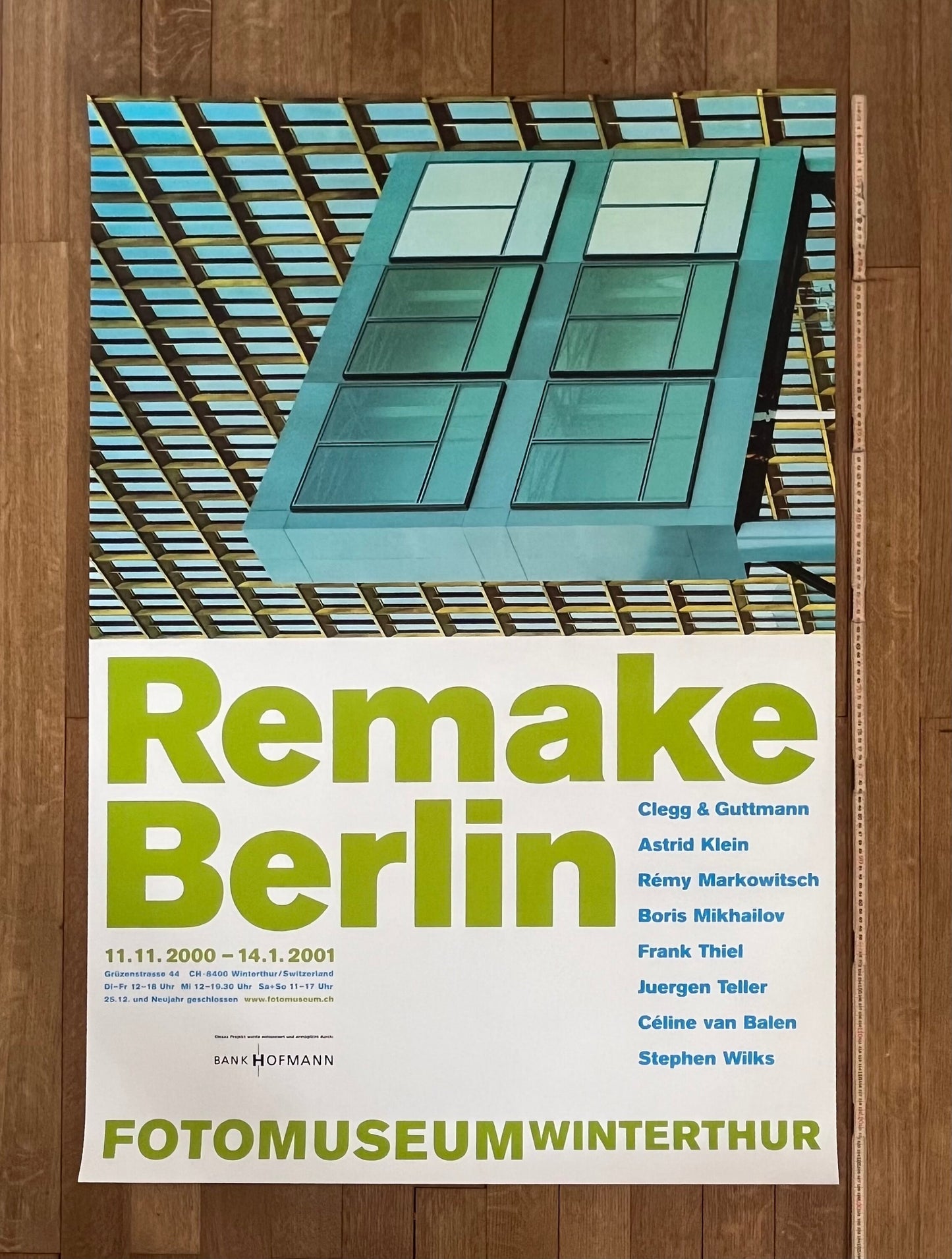 Remake Berlin Art poster - 35.4"×50.4" (90×128cm)