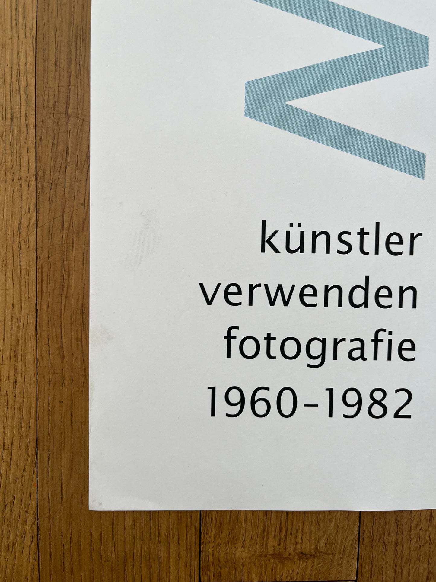 Bruce Nauman original art poster - 35.2"×50.4" (89.5×128cm)