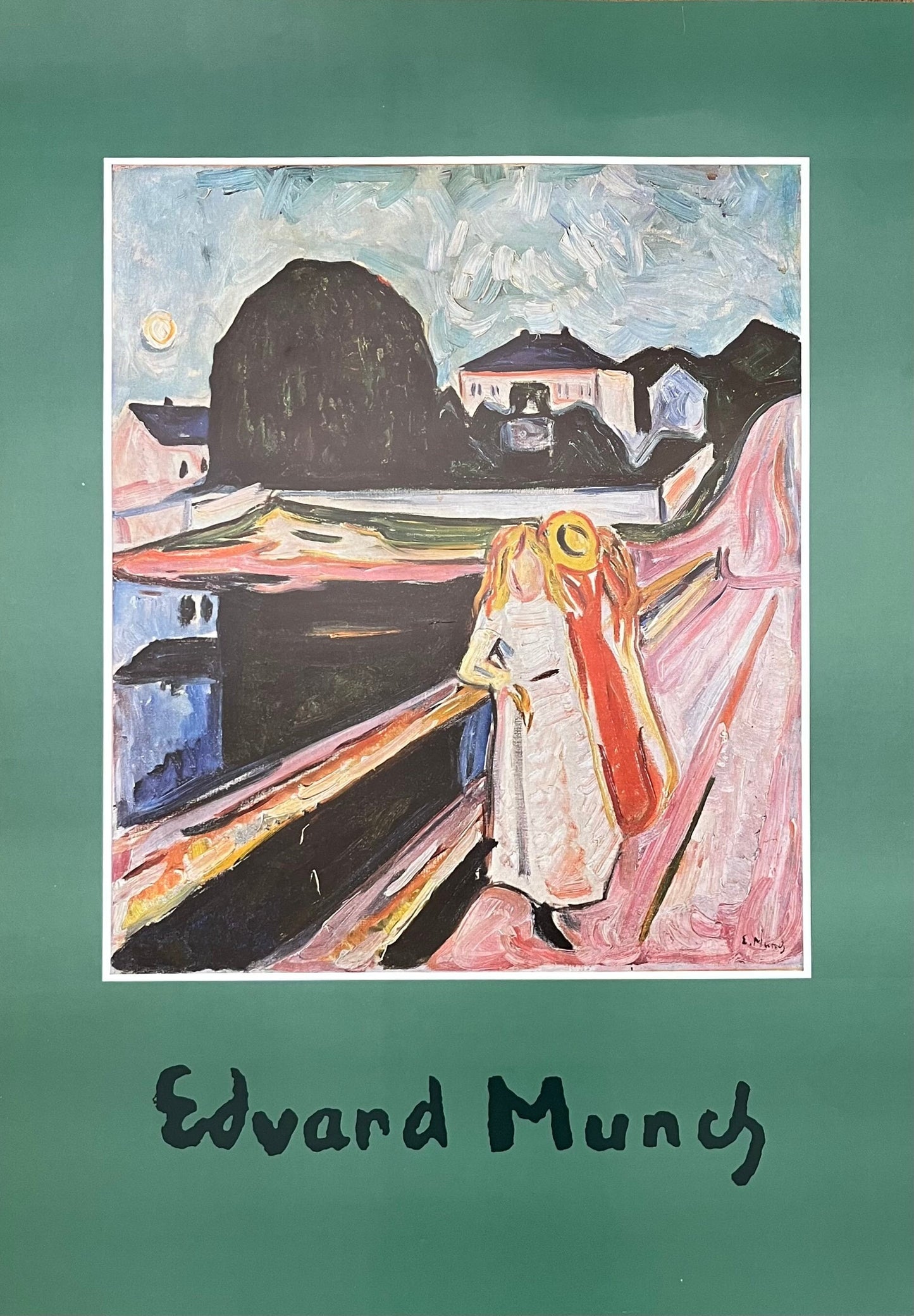 Edvard Munch original art print - 21.1"×29.7" (53.5×75.5cm)