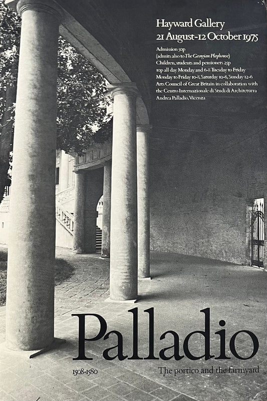 Palladio Hayward Gallery exhibition poster - 20.0"×29.9" (50.7×76cm)