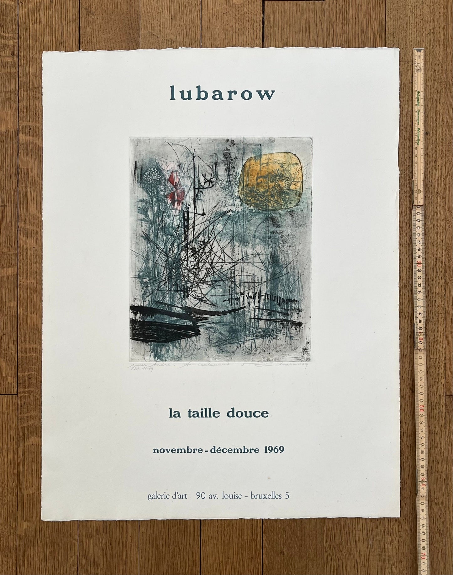 Renée Lubarow original art poster - 19.7"×26.0" (50×66cm)