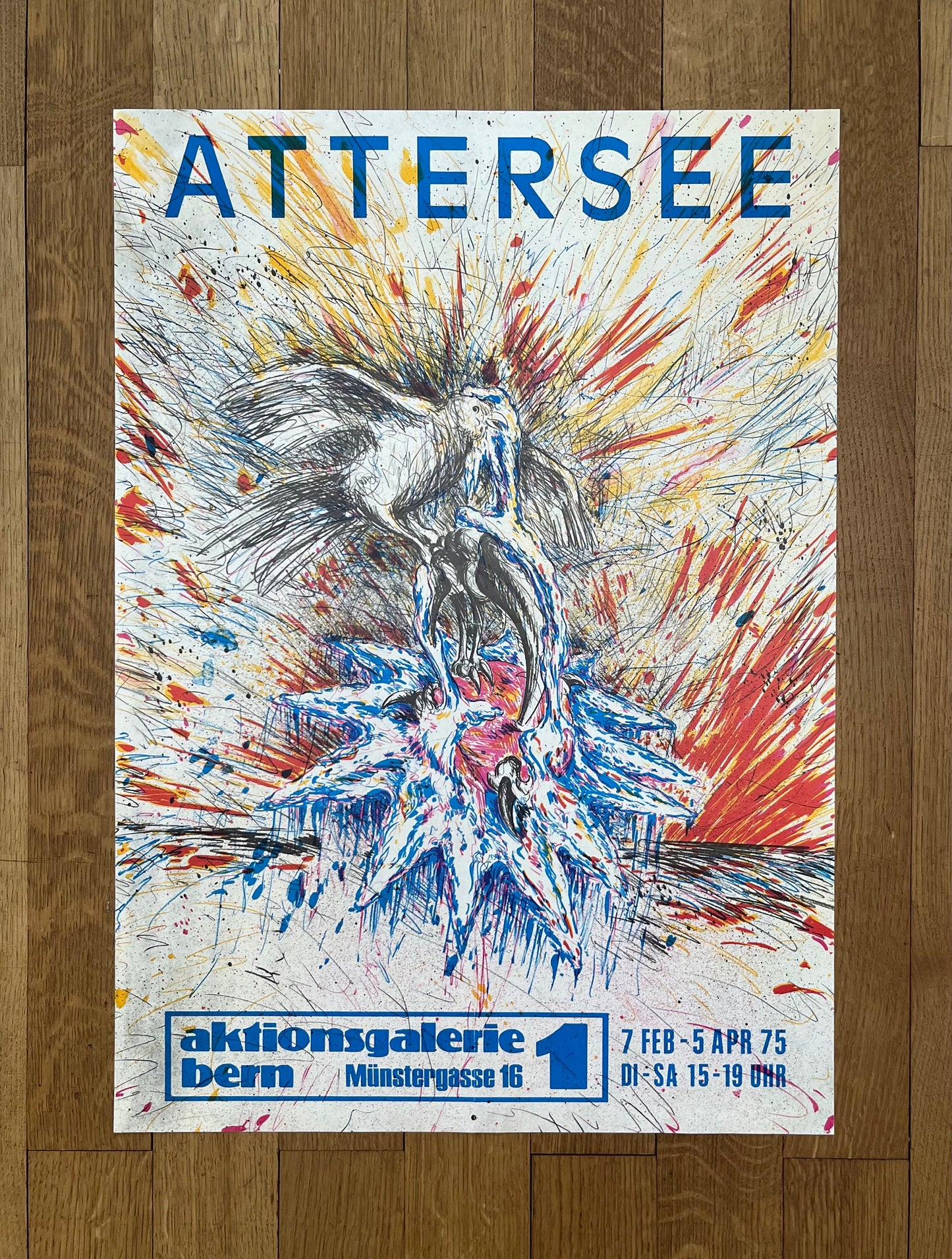 Christian Ludwig Attersee art poster - 19.3"×27.0" (49×68.5cm)